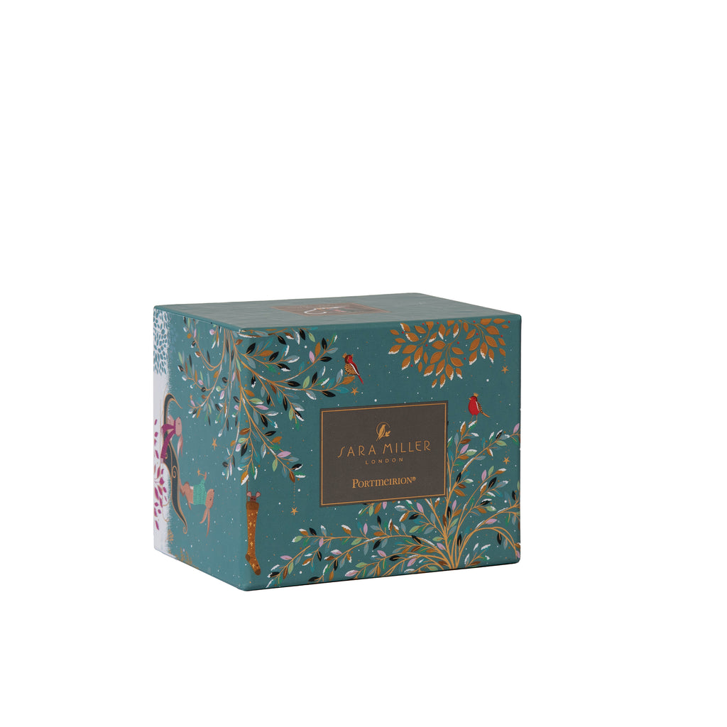 Sara Miller London Artisanne Noir Collection Mug - Rabbit Sleigh 0.34L Single