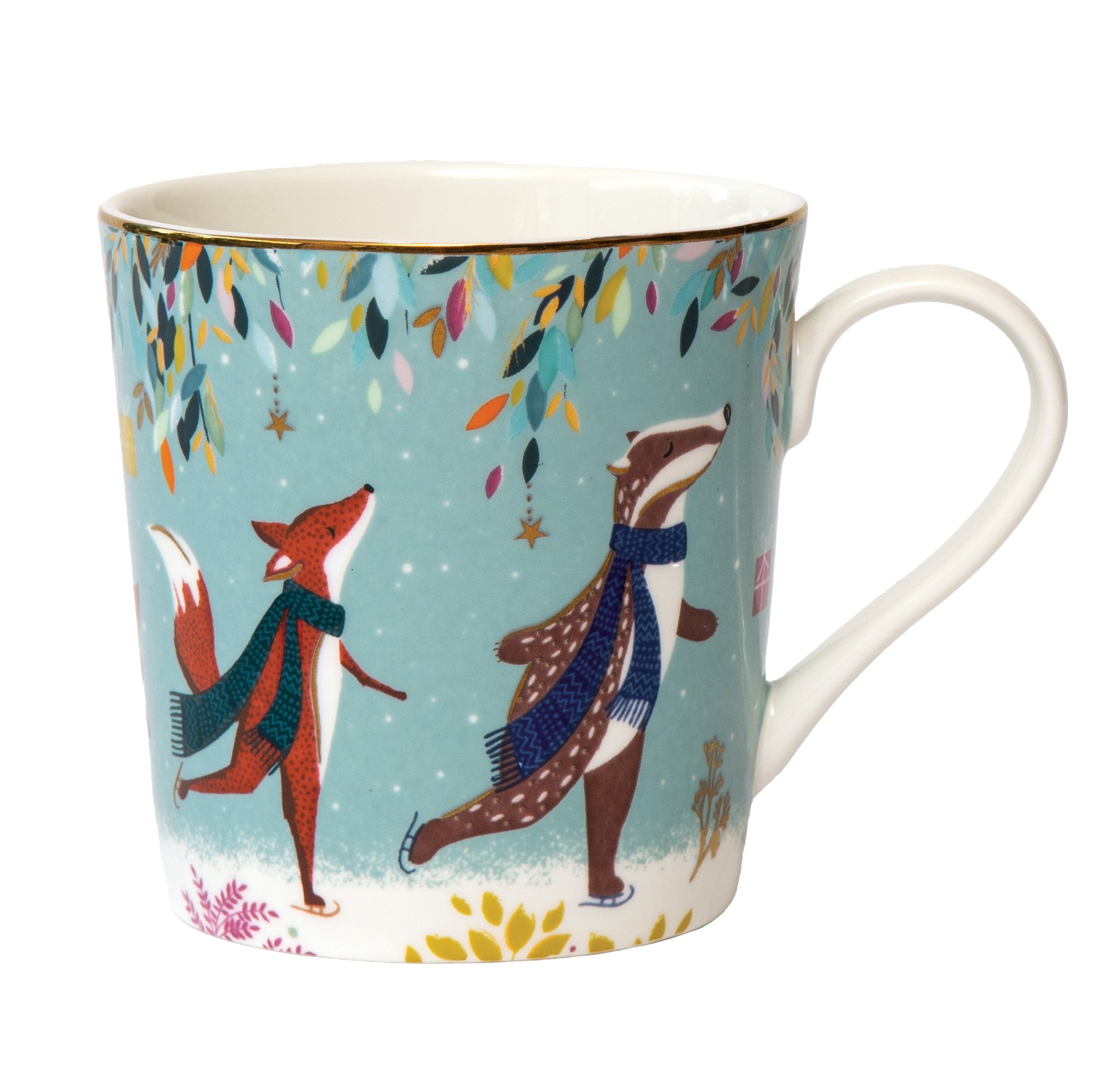 Sara Miller London Artisanne Noir Collection Mug - Skaters 0.34L Single
