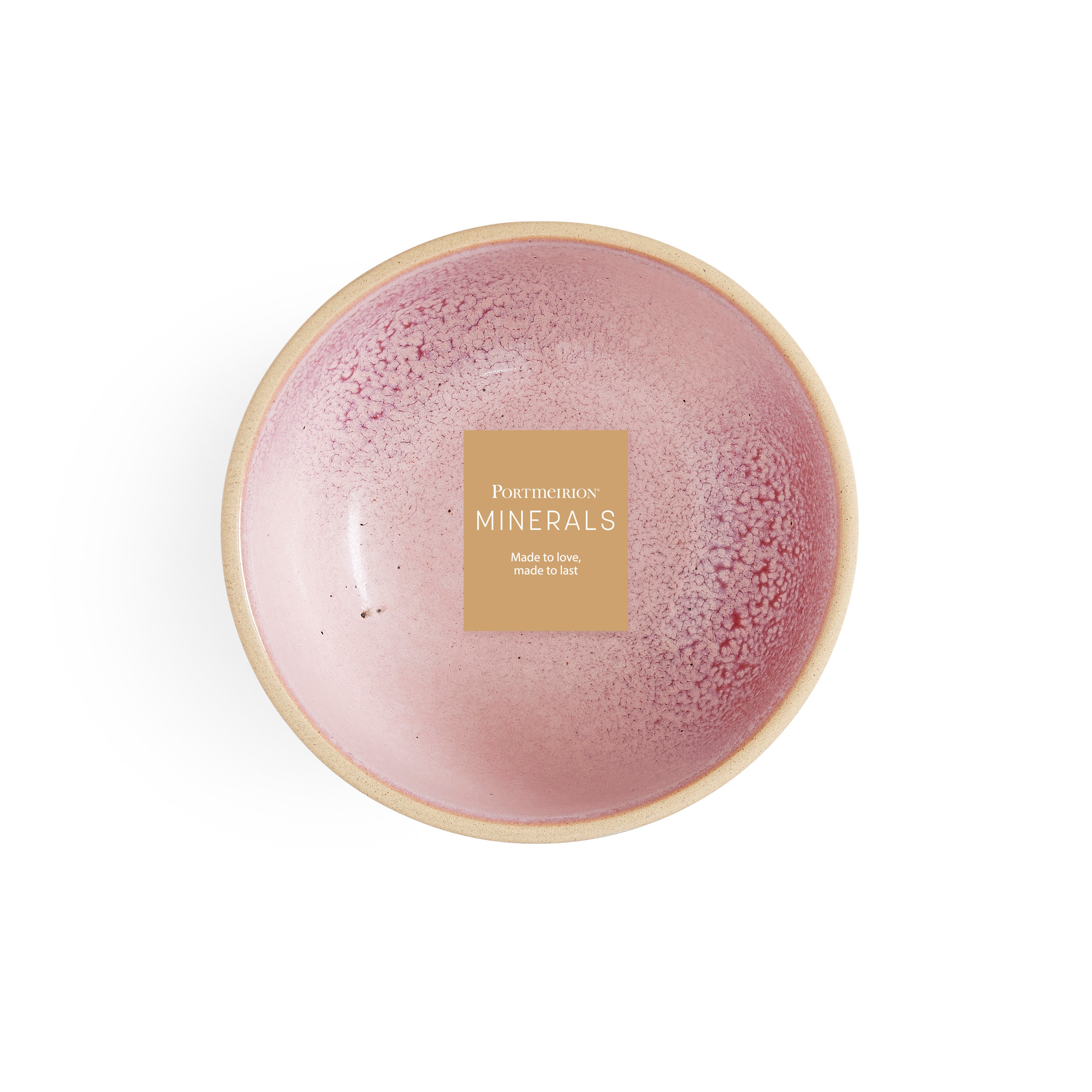 Minerals Medium Bowl - Rose Quartz 15.2cm Set of 4