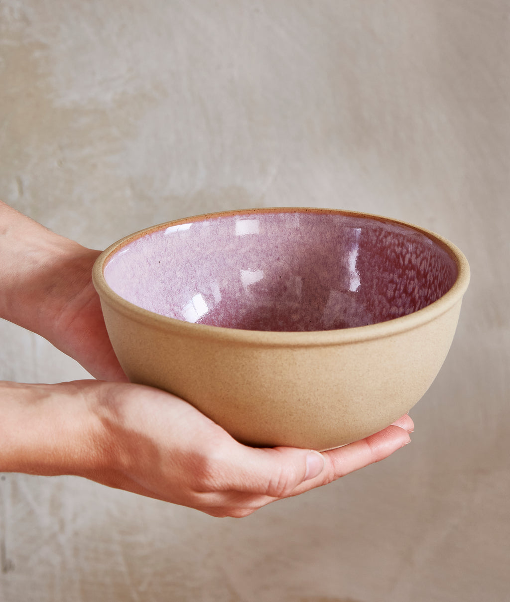 Minerals Medium Bowl - Rose Quartz 15.2cm Set of 4