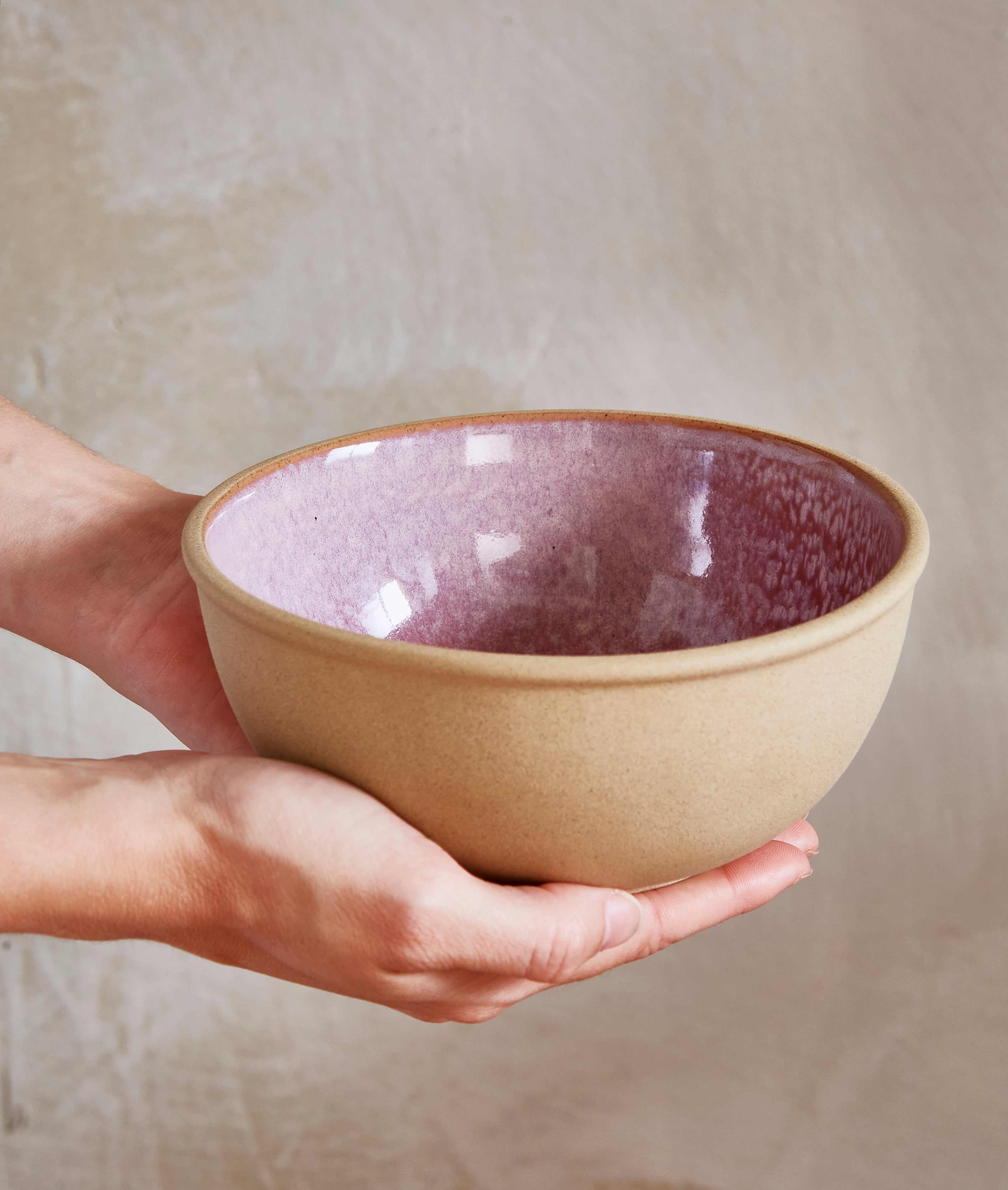 Minerals Medium Bowl - Rose Quartz 15.2cm Set of 4