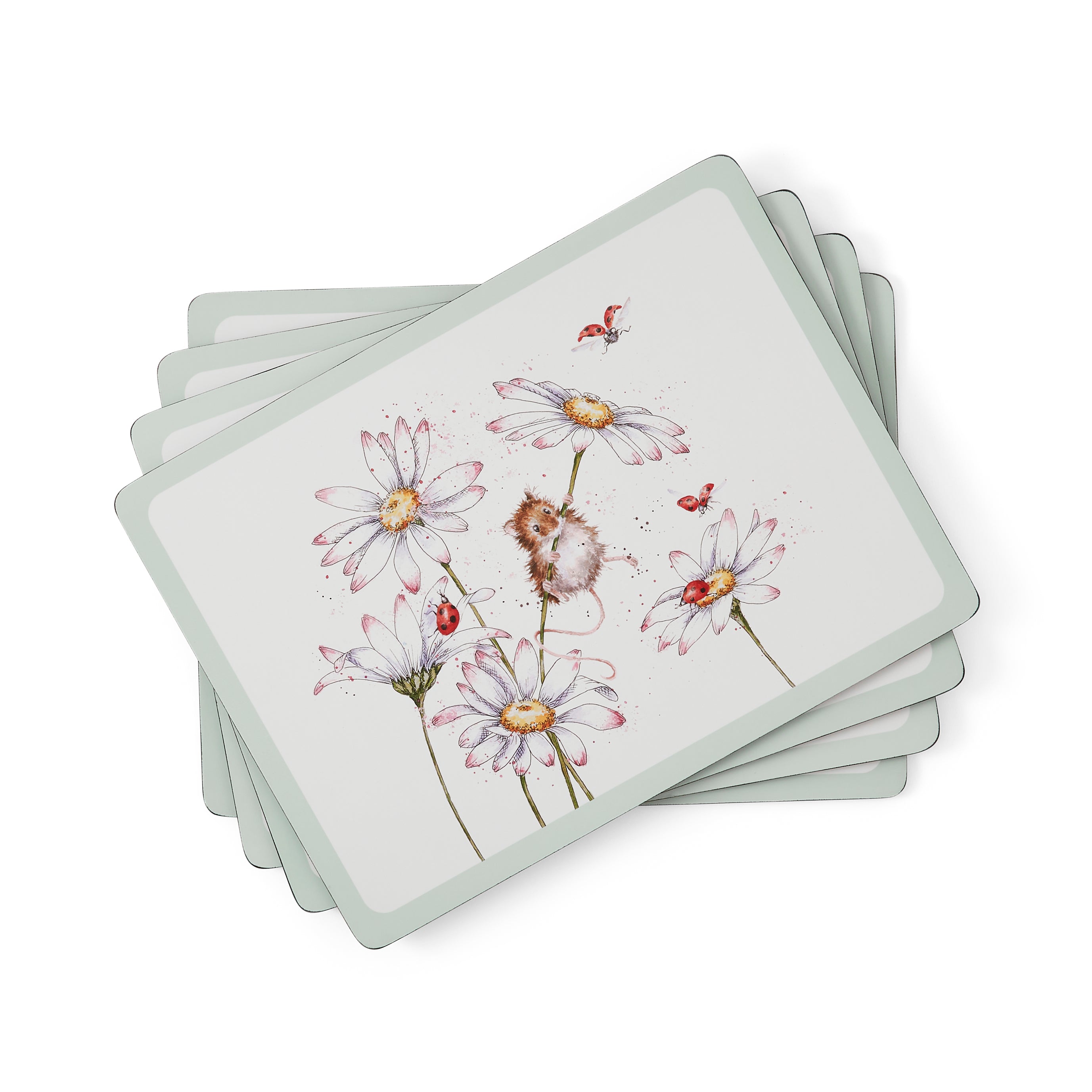 Wrendale Designs Wildflowers Large Placemats - Set of 4 40.1 x 29.8cm Boxed Set
