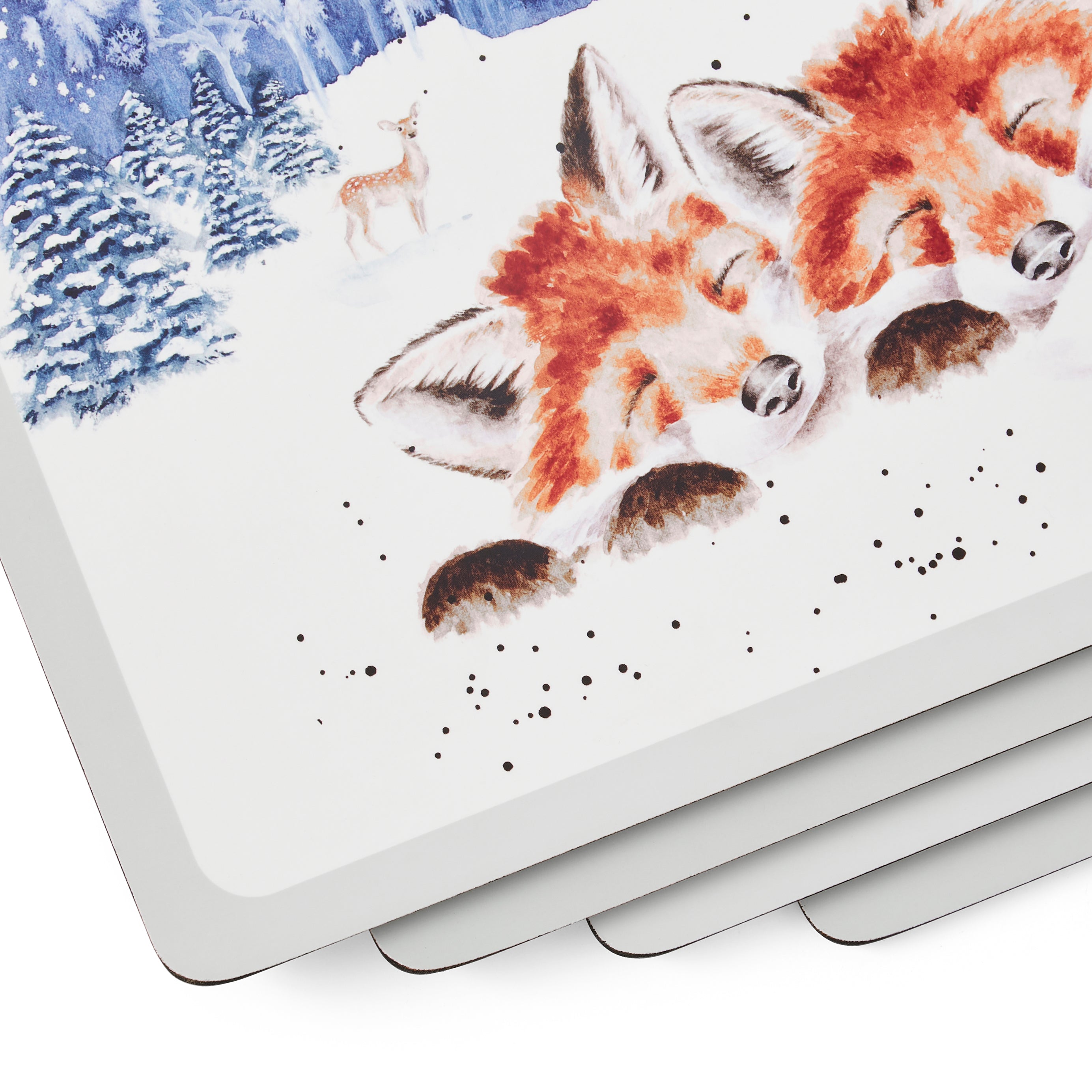 WreWrendale Designs - Christmas Collectionsndale Designs Coloured Collection Winter Skies Large Placemats - Set of 4 40.1 x 29.8cm Boxed Set
