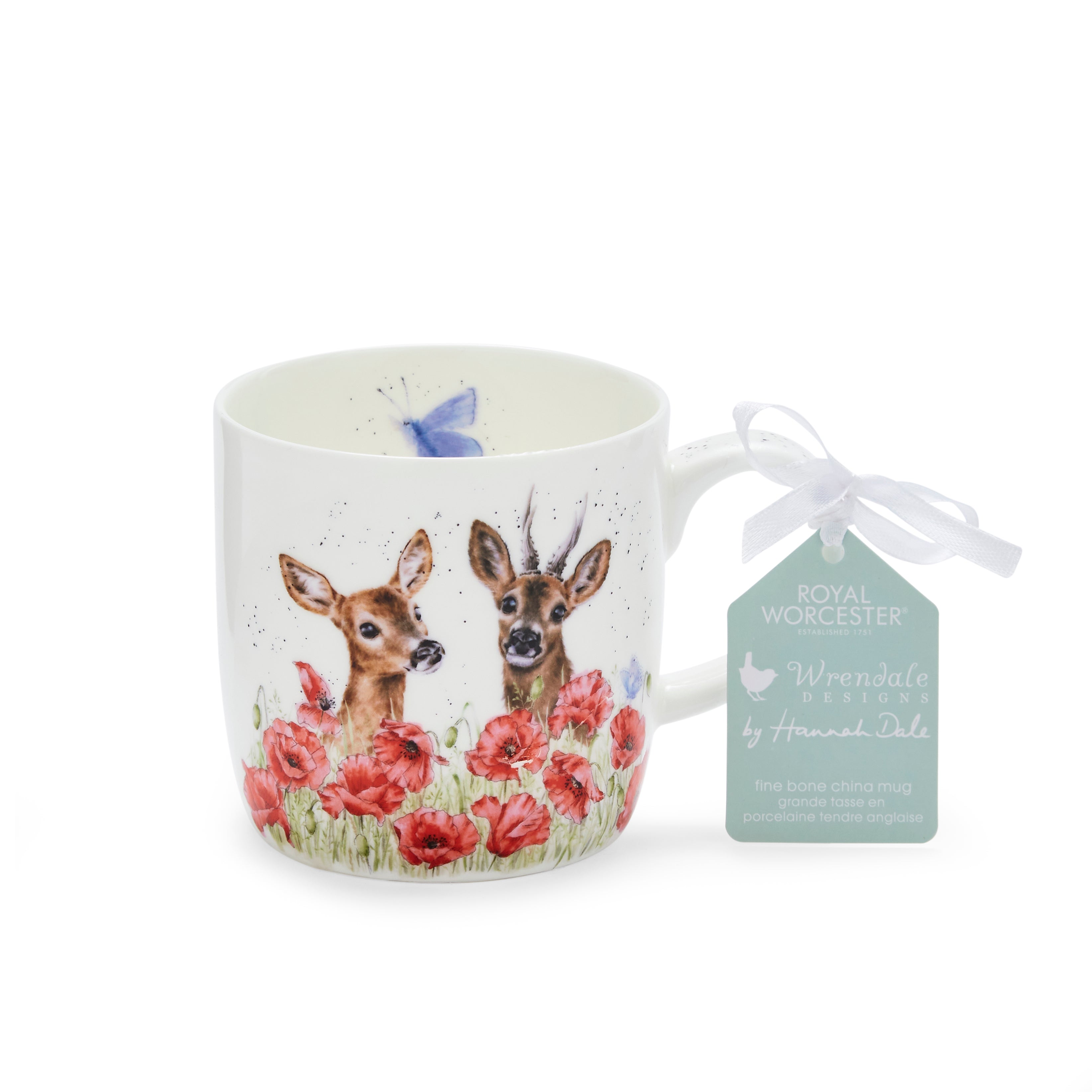 Royal Worcester Wrendale Designs Deer to me (Deer) 0.31L Set of 6