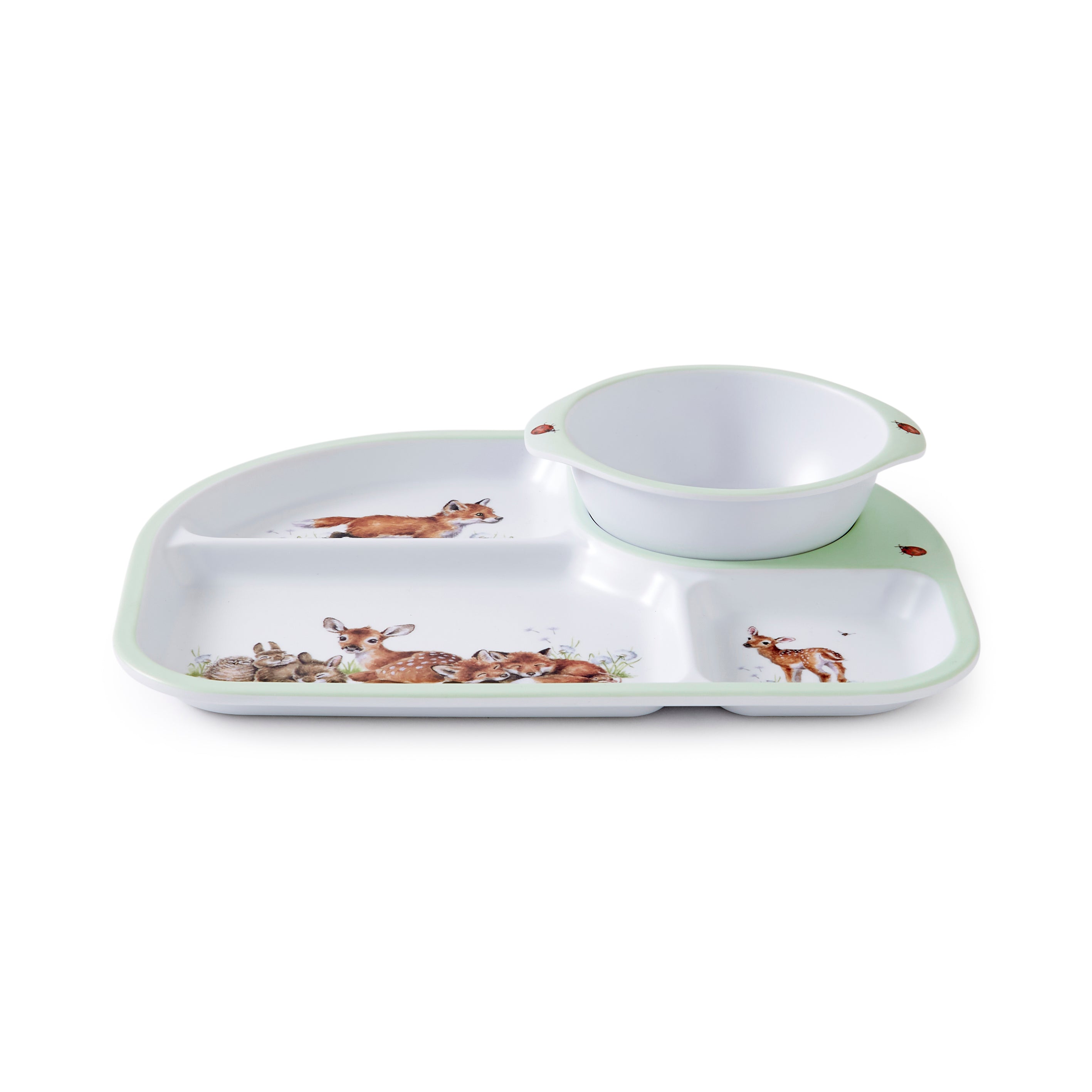 Royal Worcester Wrendale Designs Divided Plate & Bowl - 2 Piece Set Plate 26.6 x 20.8cm
Bowl 13.5 x 11.5cm Boxed Set
