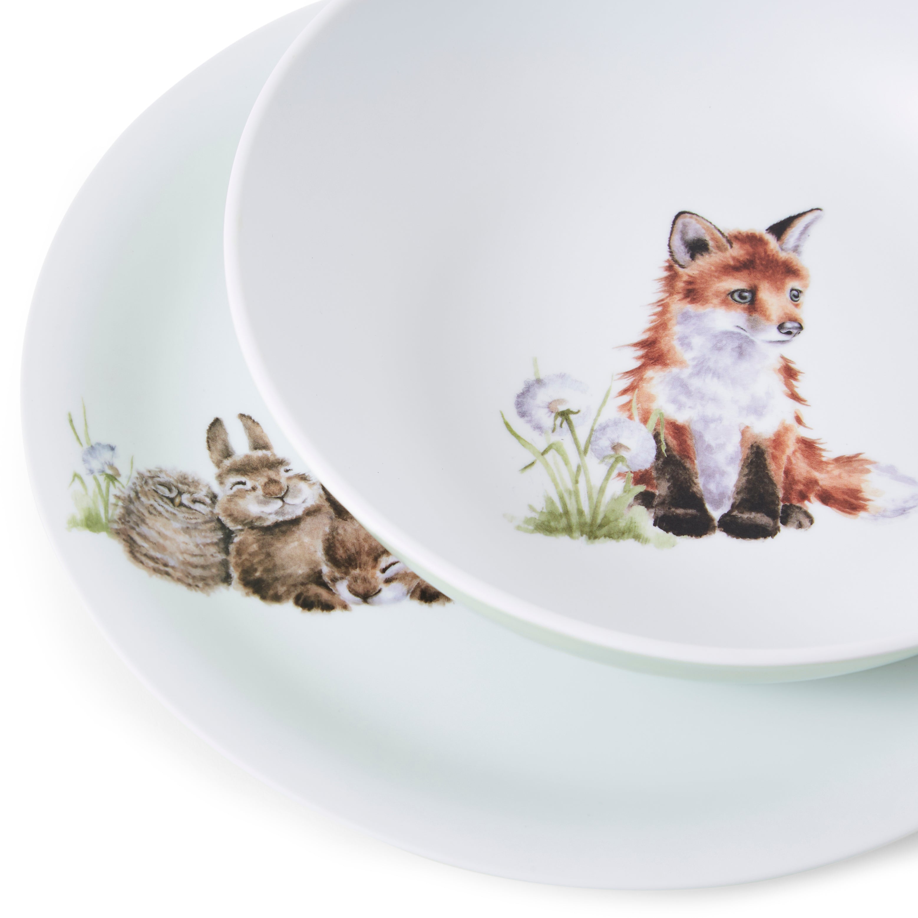Royal Worcester Wrendale Designs Plate & Bowl - 2 Piece Set Plate 21.2cm
Bowl 18cm Boxed Set