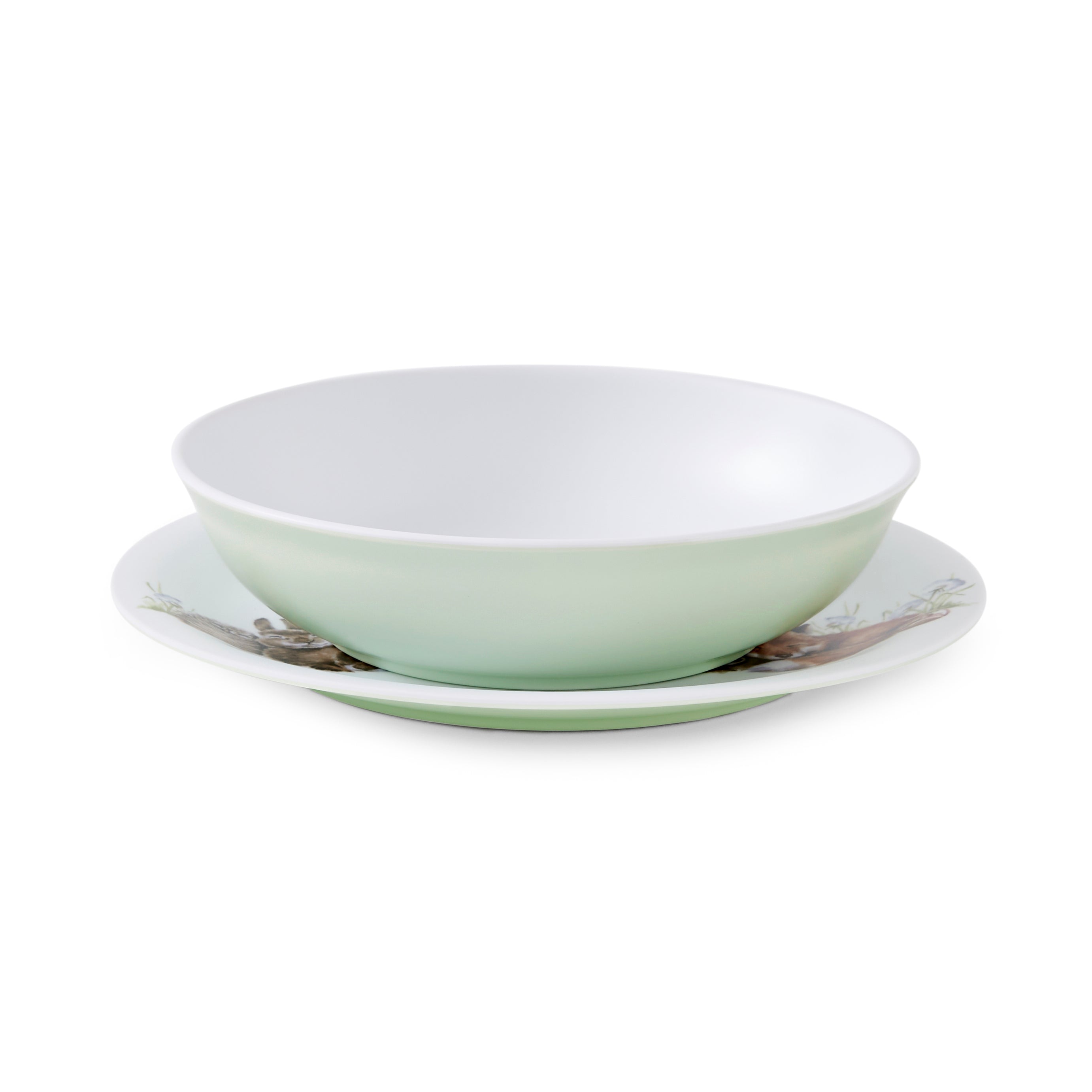 Royal Worcester Wrendale Designs Plate & Bowl - 2 Piece Set Plate 21.2cm
Bowl 18cm Boxed Set