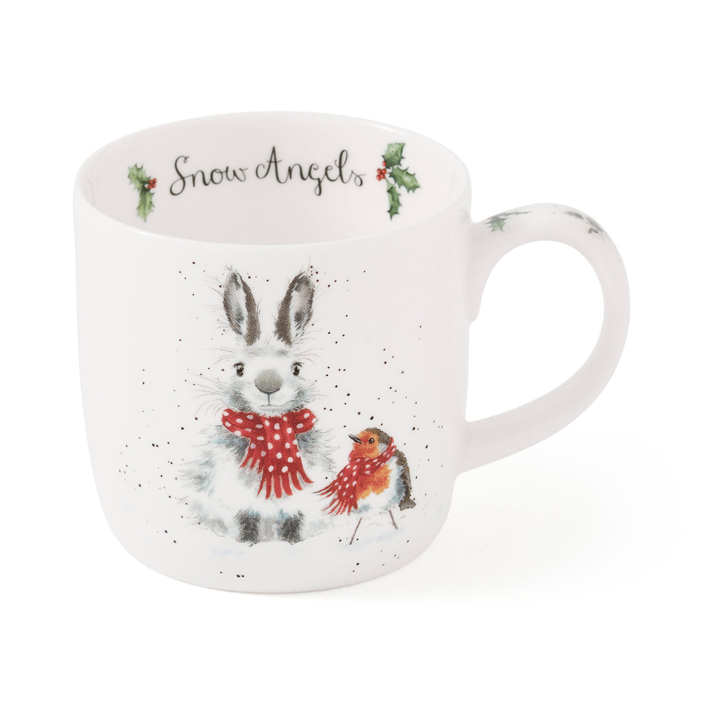 WreWrendale Designs - Christmas Collectionsndale Designs Coloured Collection Snow Angel (Rabbit & Robin) 0.31L Set of 6