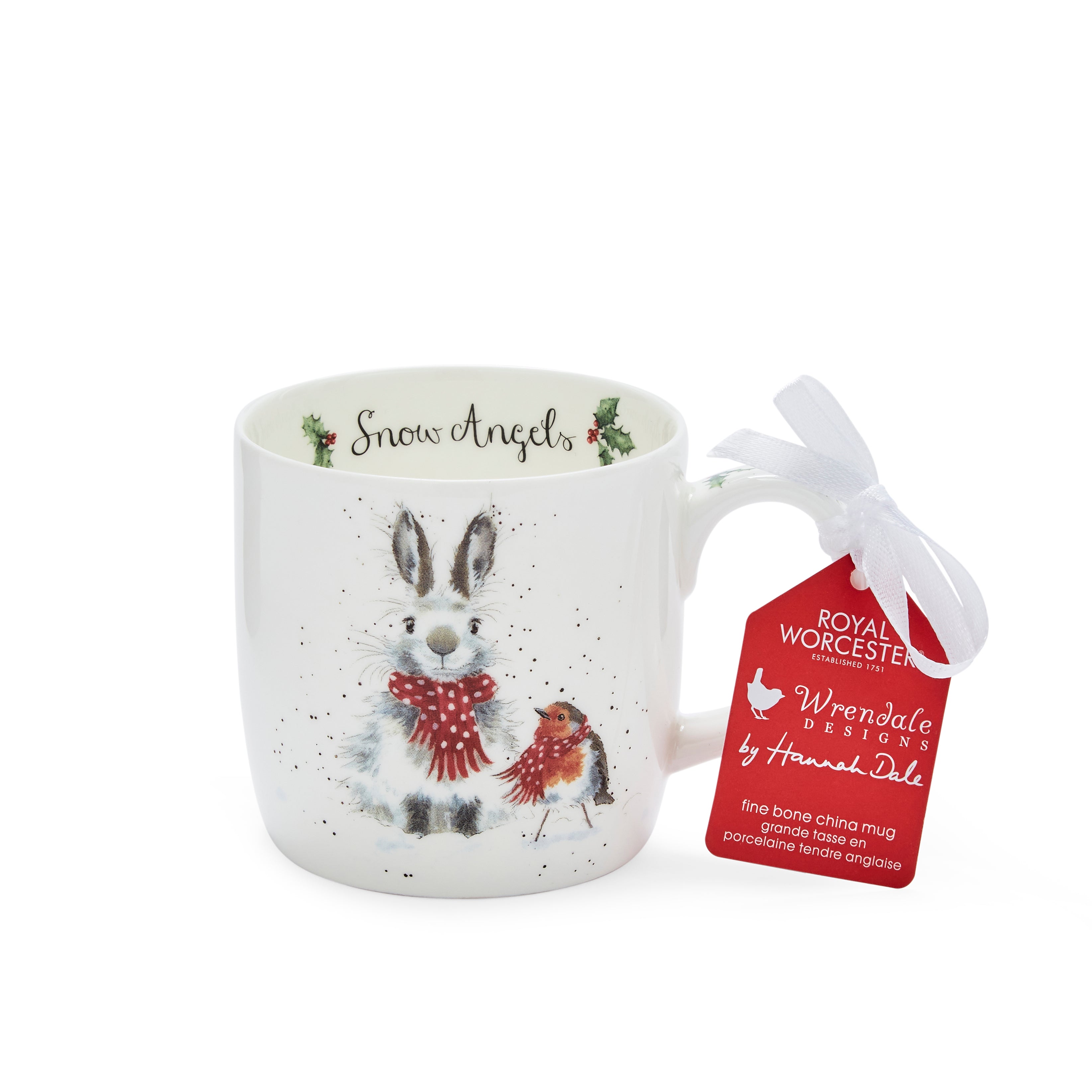 WreWrendale Designs - Christmas Collectionsndale Designs Coloured Collection Snow Angel (Rabbit & Robin) 0.31L Set of 6