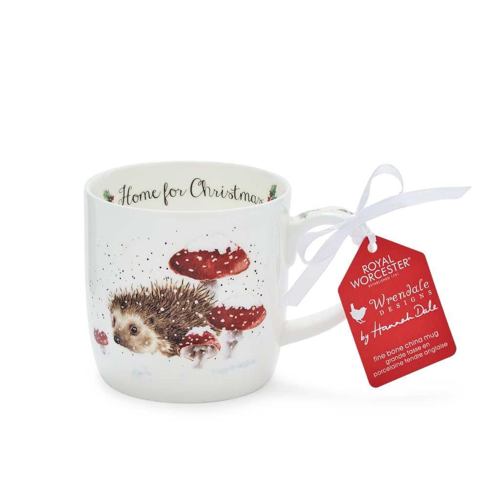 WreWrendale Designs - Christmas Collectionsndale Designs Coloured Collection Home For Christmas (Hedgehog) 0.31L Set of 6
