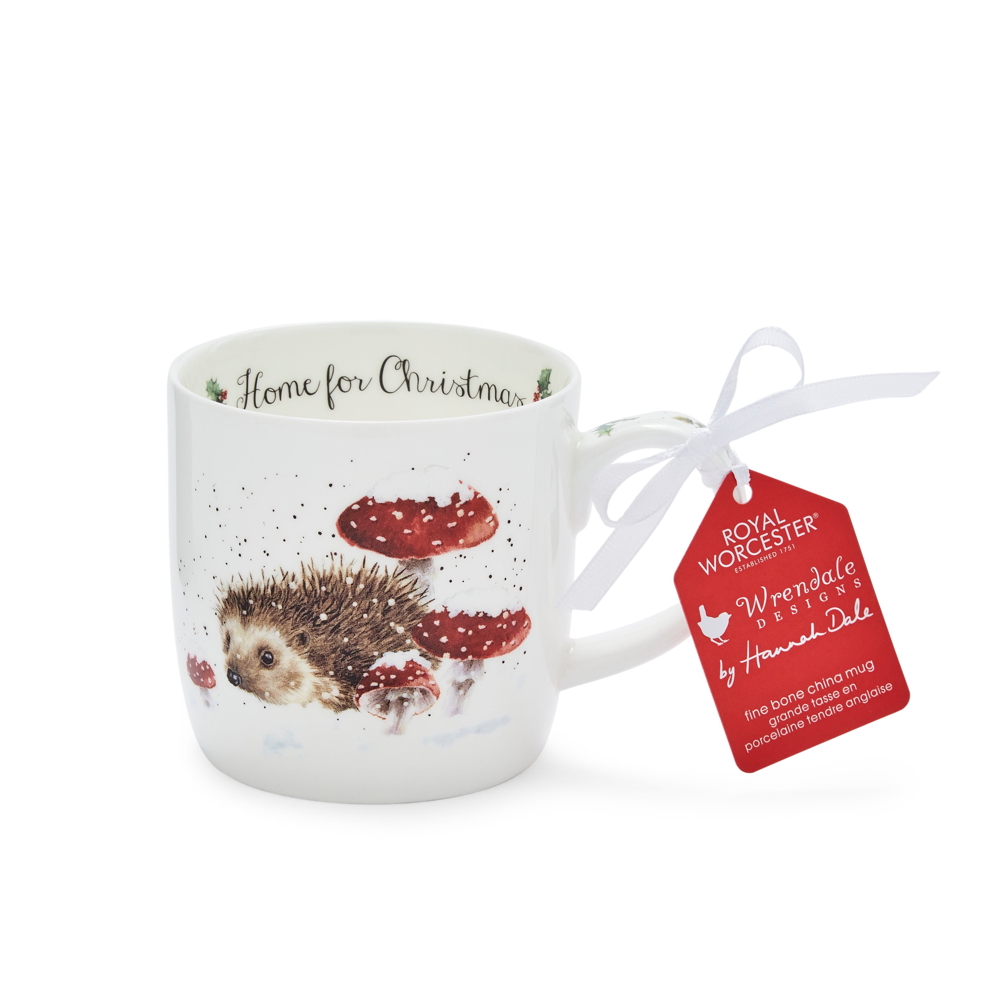 WreWrendale Designs - Christmas Collectionsndale Designs Coloured Collection Home For Christmas (Hedgehog) 0.31L Set of 6