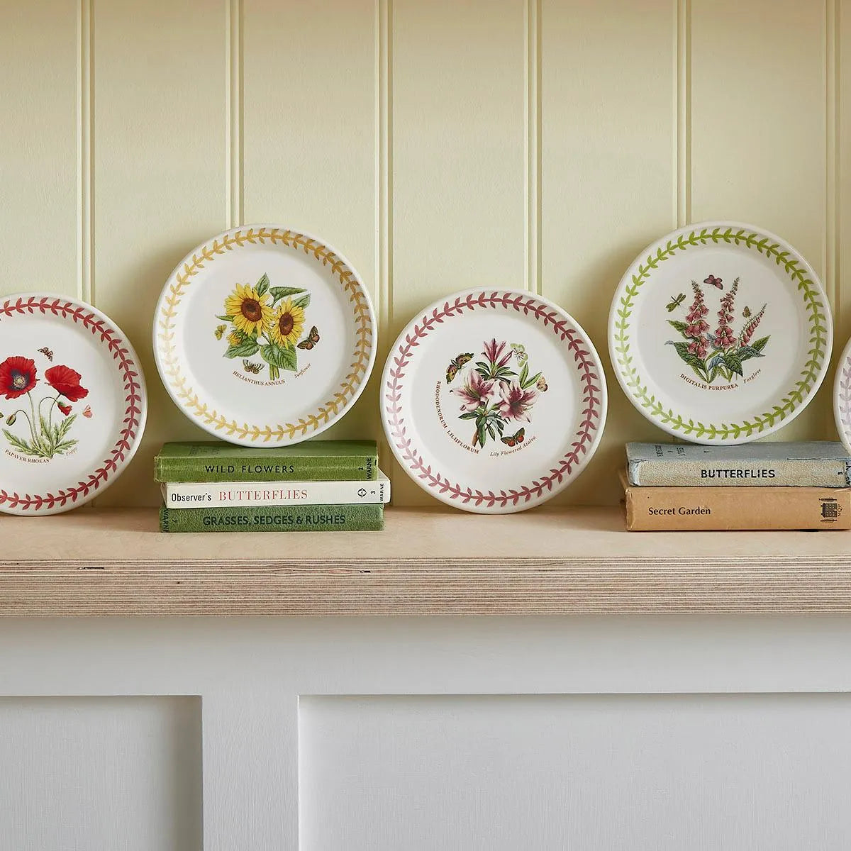 Botanic Garden Meadow Bread Plate, Foxglove