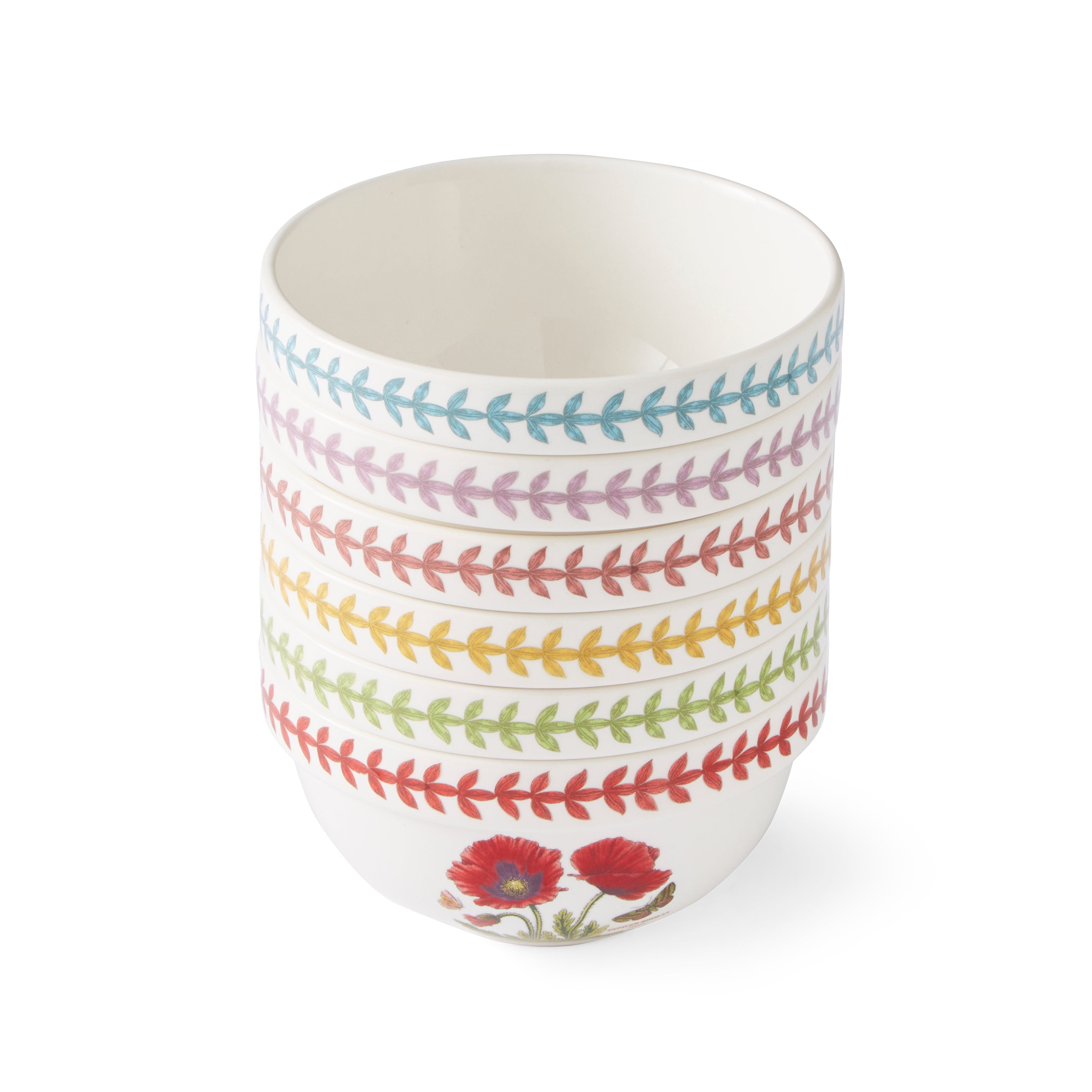 Botanic Garden Meadow Stacking Bowl 5" - Assorted 12.5cm Set of 6