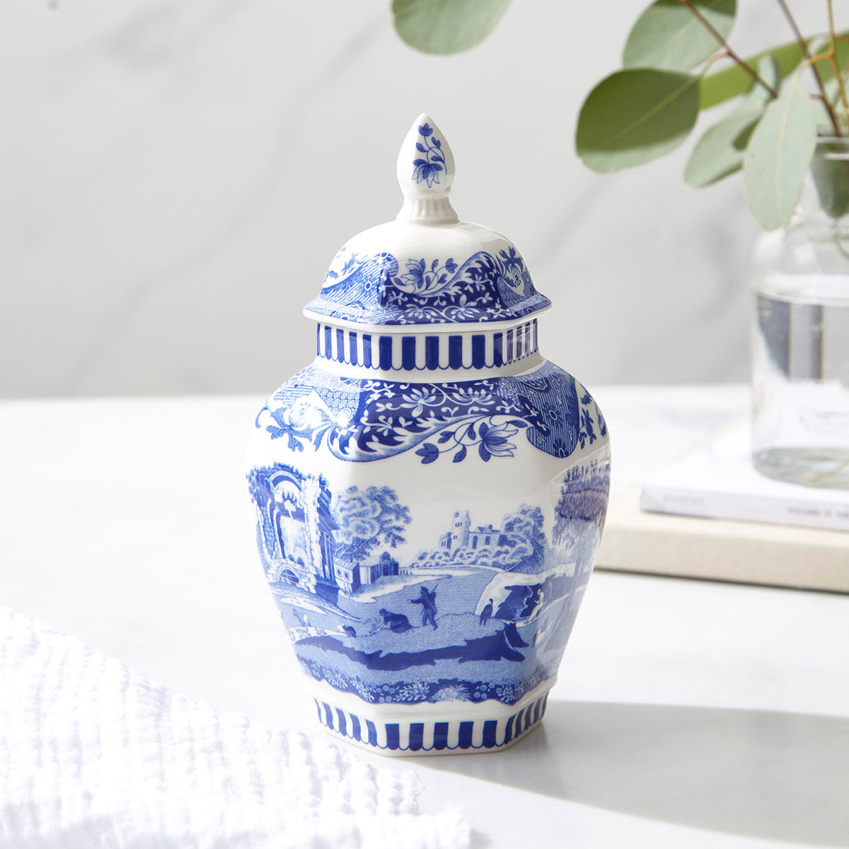 Spode Blue Italian Archive - Mini Vase - 15cm