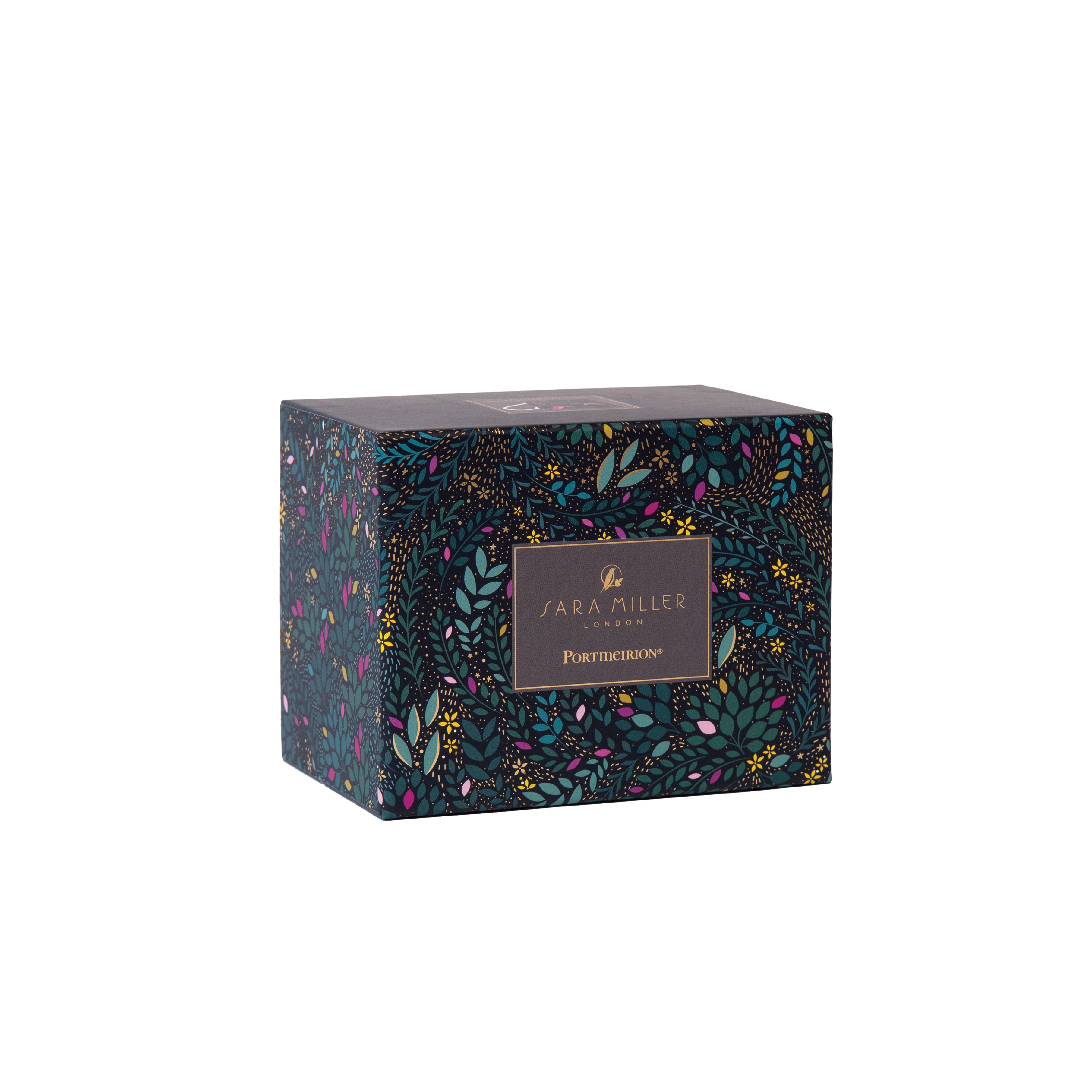 Sara Miller London Artisanne Noir Collection Mug - Hummingbird Paradise - Midnight Blue 0.34L Single