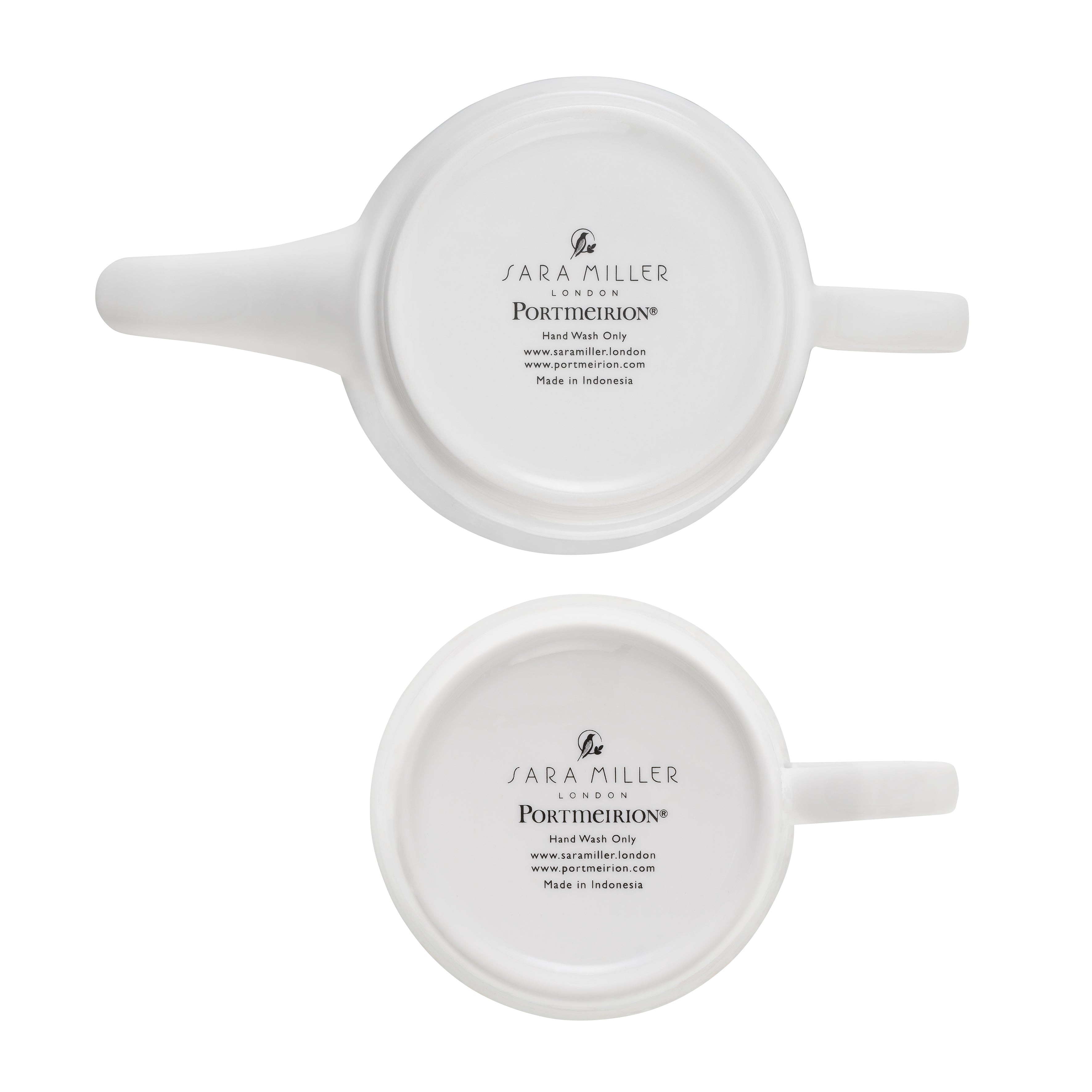 Sara Miller London Artisanne Noir Collection Tea for One - Merry Band 0.35L Boxed Set