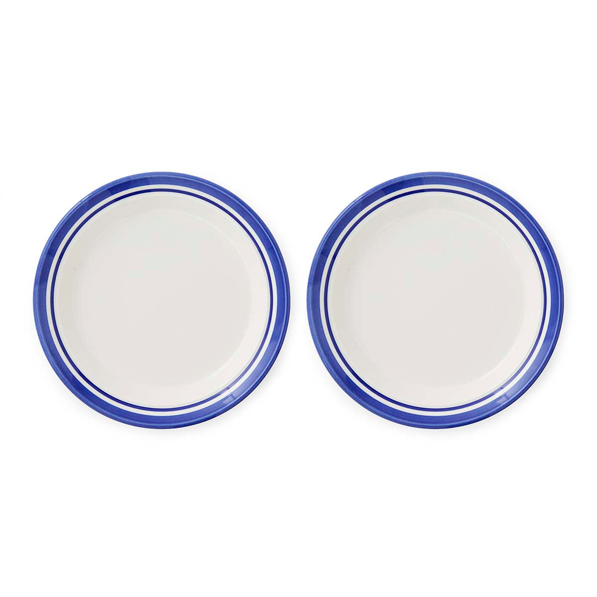Potter's Stripe Set of 4 Side Plates, Blue
