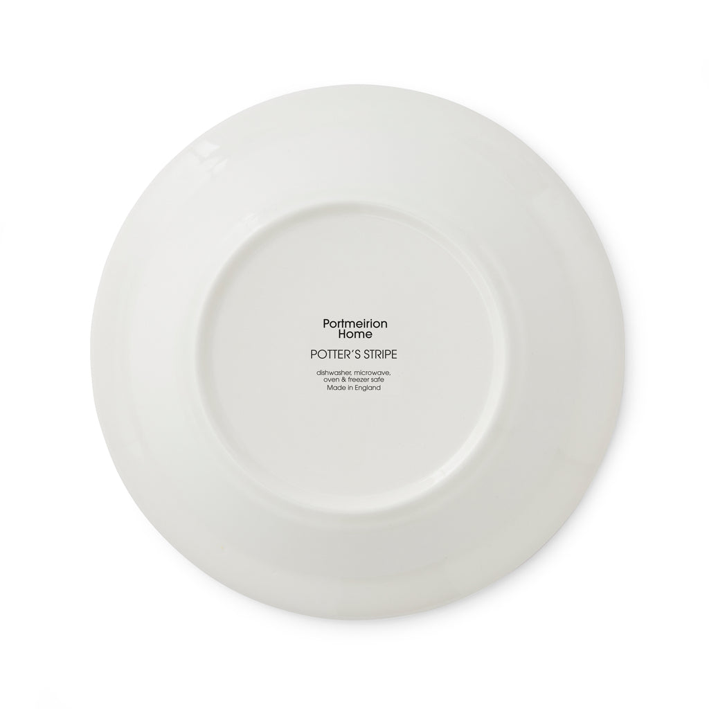 Portmeirion Home Potter's Stripe Soup Plate (D) 20cm Set of 4