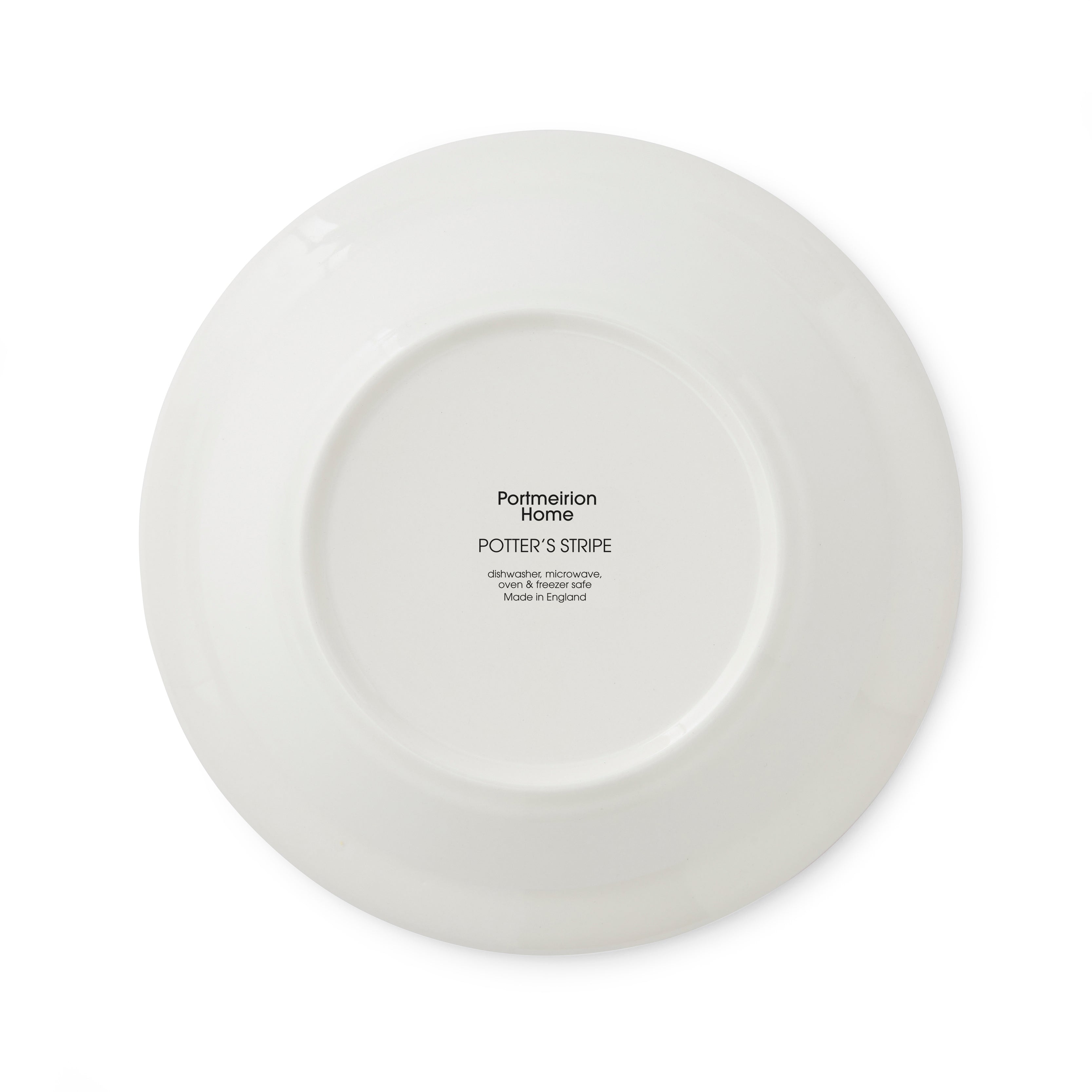 Portmeirion Home Potter's Stripe Soup Plate (D) 20cm Set of 4
