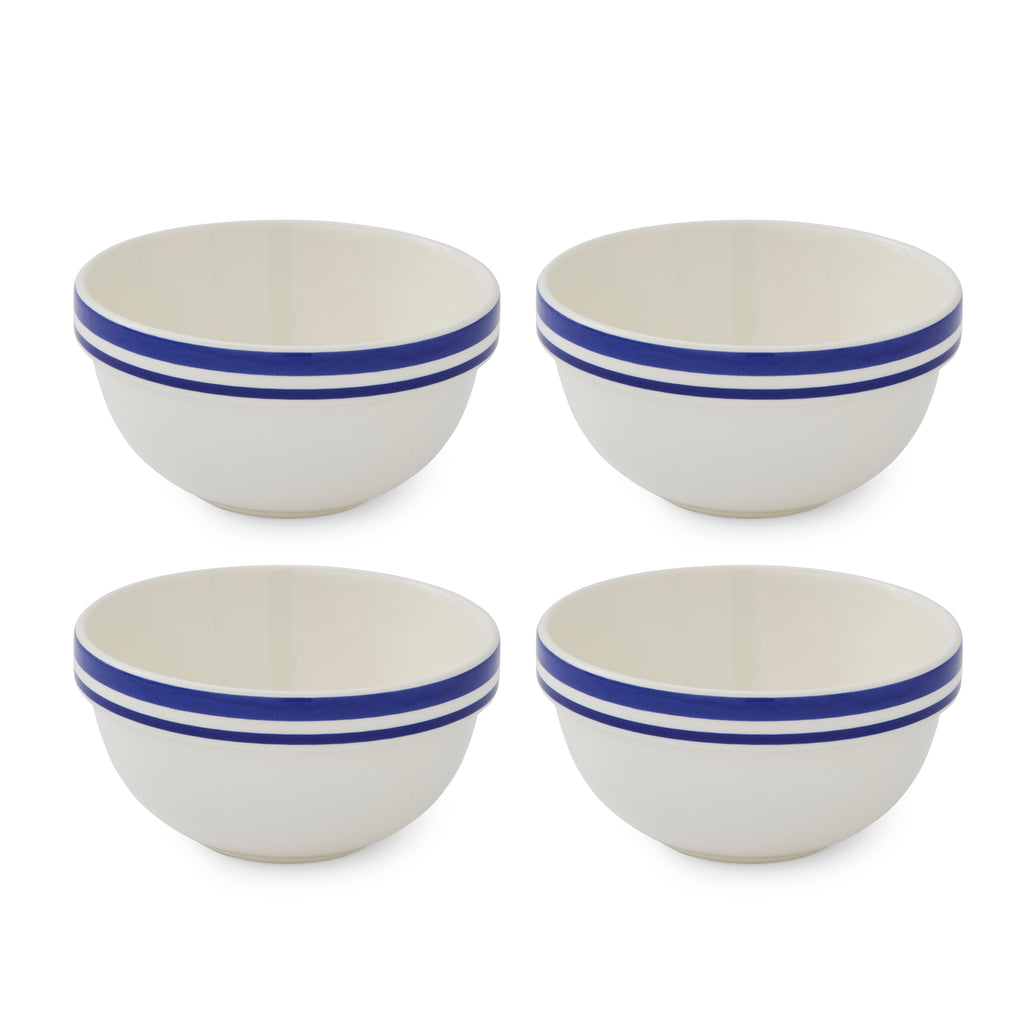 Portmeirion Home Potter's Stripe 5" Stacking Bowl 12.5cm Set of 4