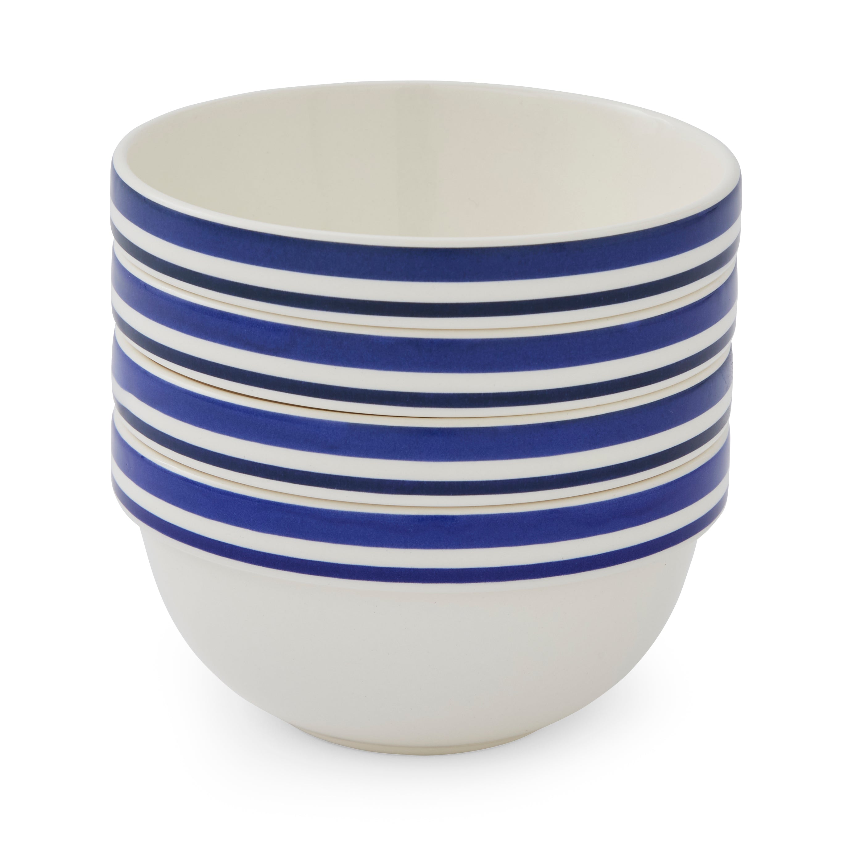 Portmeirion Home Potter's Stripe 5" Stacking Bowl 12.5cm Set of 4