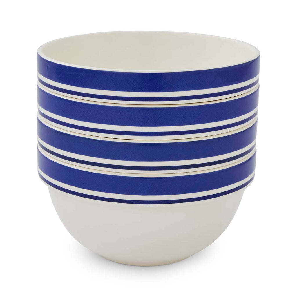 Portmeirion Home Potter's Stripe 7" Stacking Bowl 18cm Set of 4