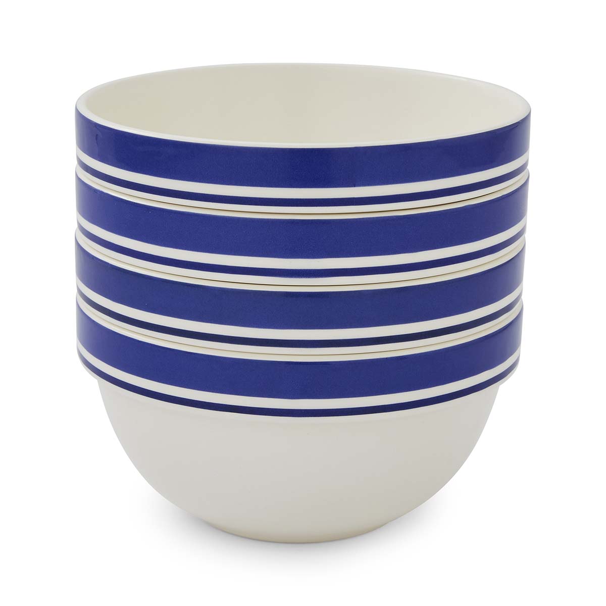 Portmeirion Home Potter's Stripe 7" Stacking Bowl 18cm Set of 4