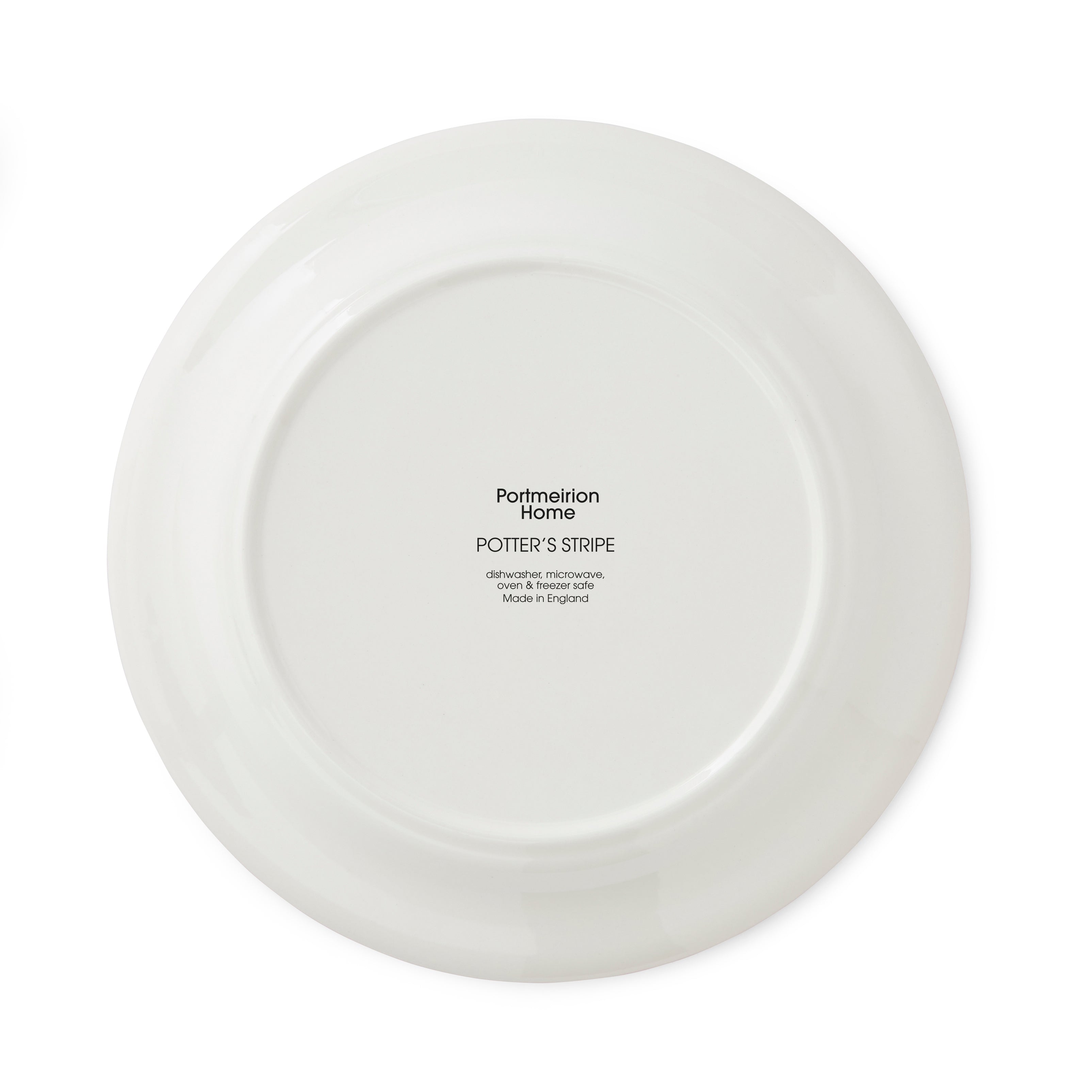 Portmeirion Home Potter's Stripe 10" Plate (D) 25cm Set of 4