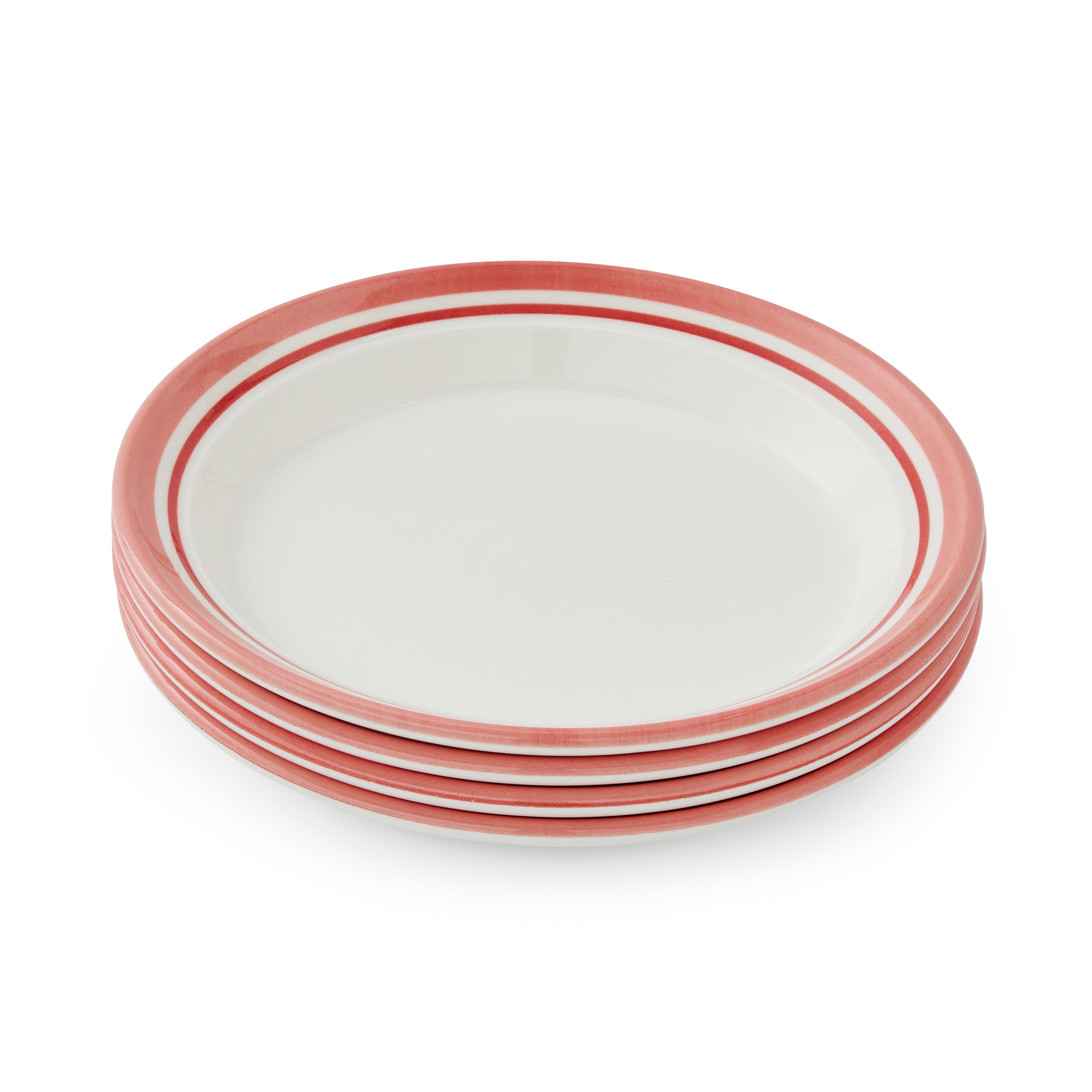 Portmeirion Home Potter's Stripe 8" Plate (D) 20cm Set of 4