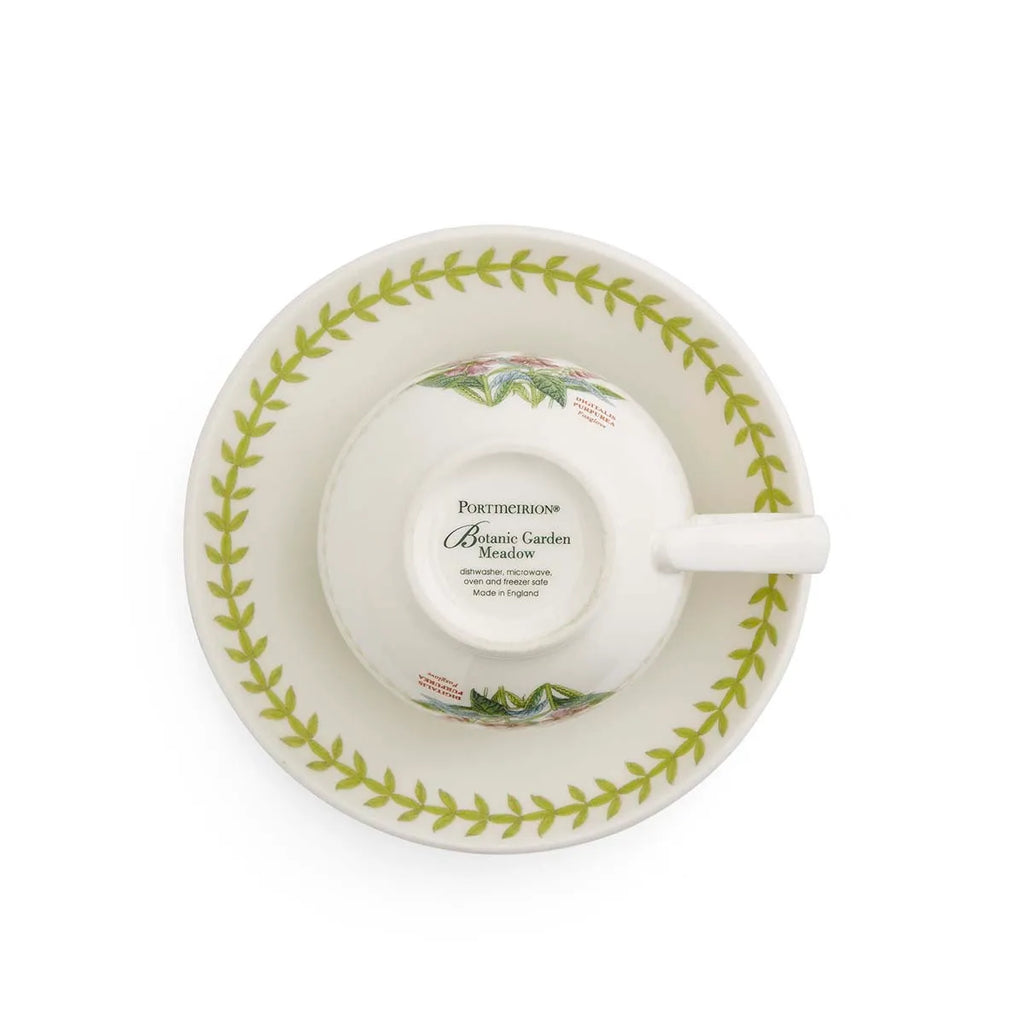 Botanic Garden Meadow Teacup & Saucer, Foxglove