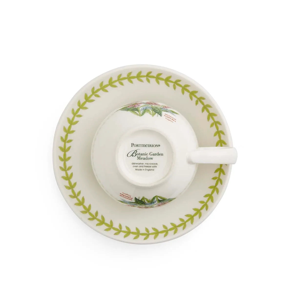Botanic Garden Meadow Teacup & Saucer, Foxglove