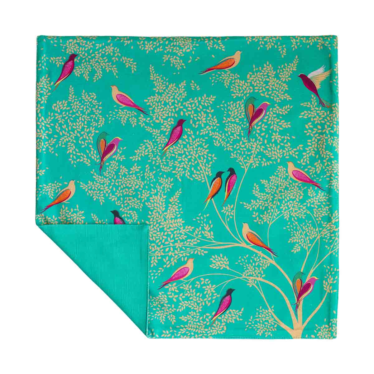 Sara Miller London Artisanne Noir Collection Napkins - Green - Set of 2 40cm x 40cm Set