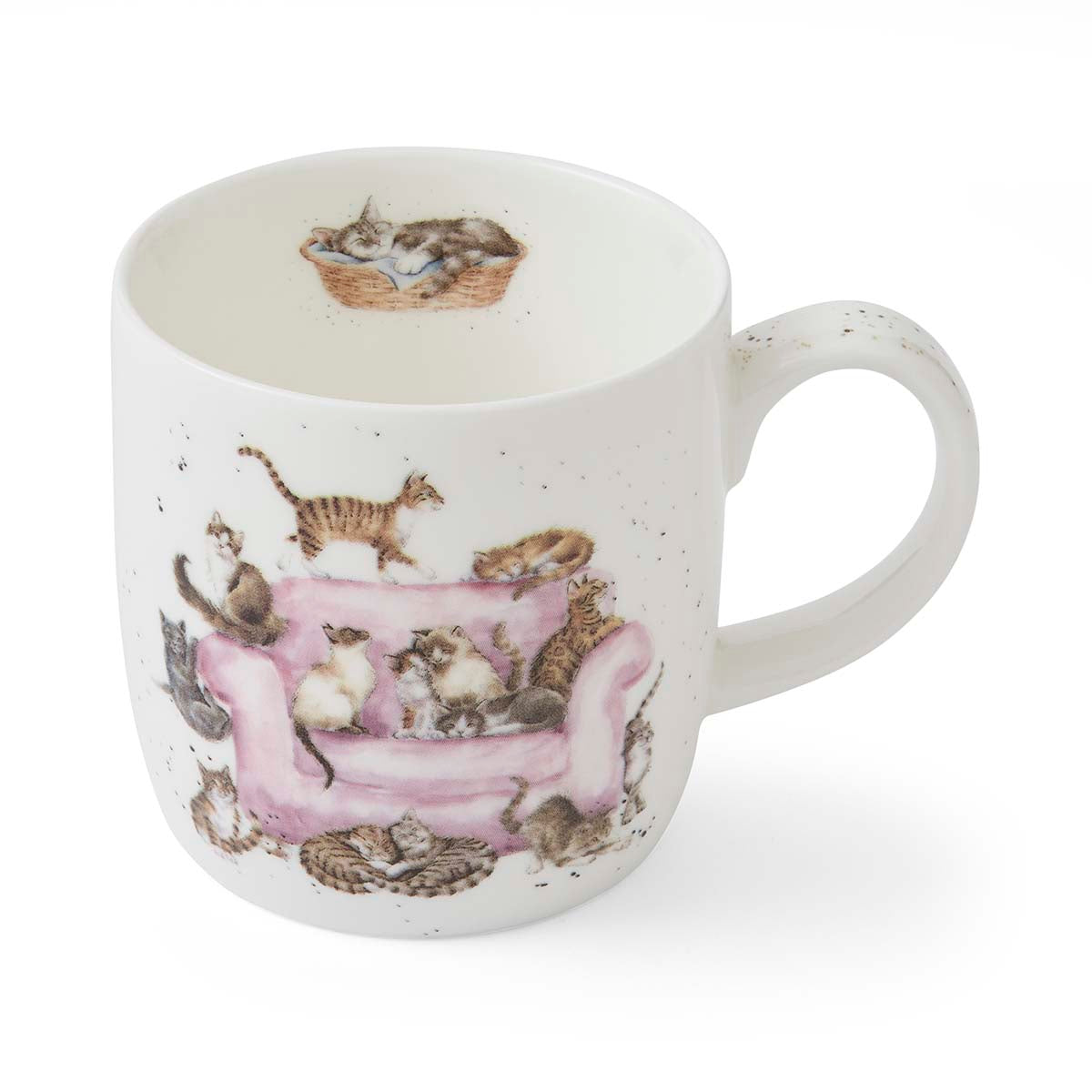 Royal Worcester Wrendale Designs Cattitude (cats) 0.31L Set of 6