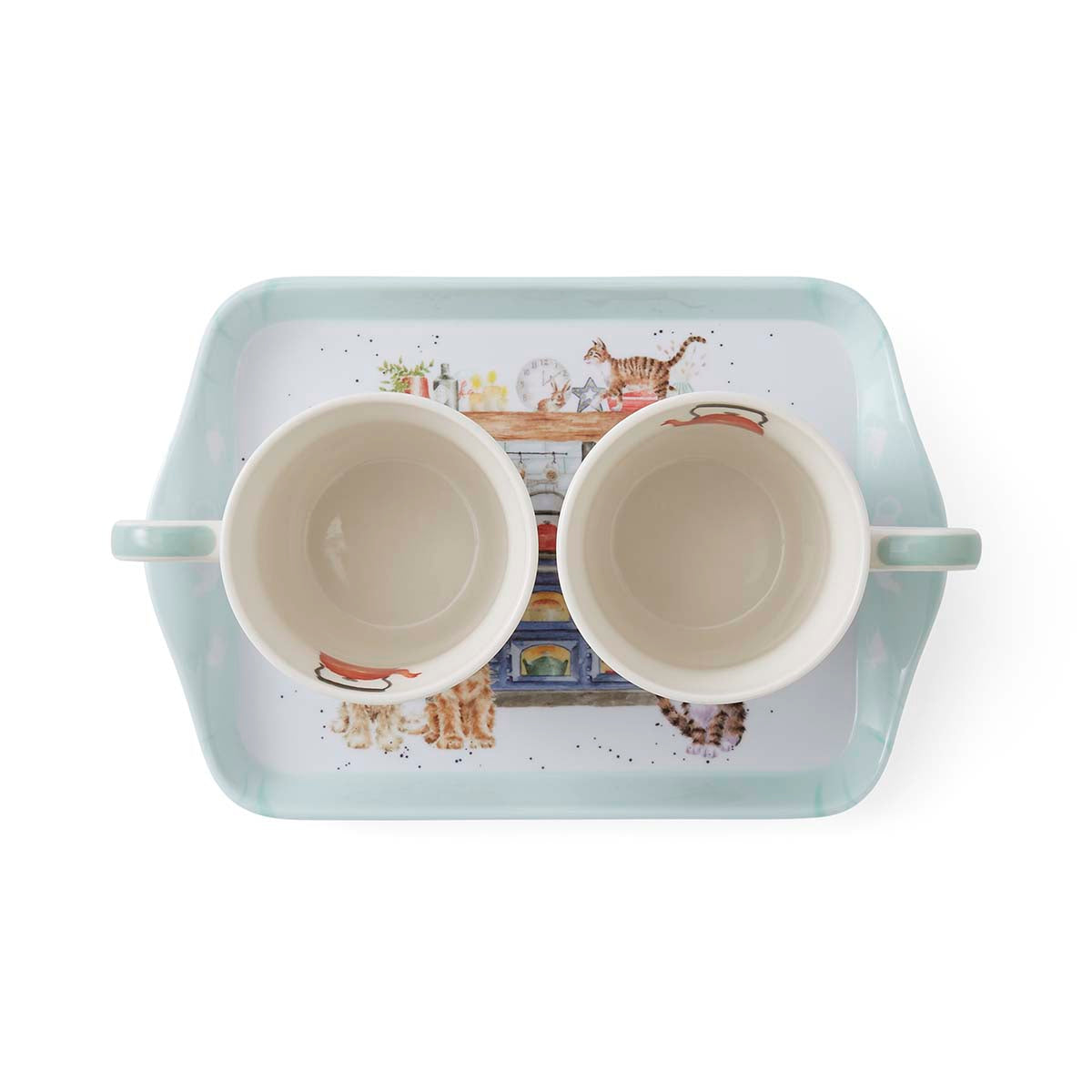 Wrendale Designs Mug & Tray Set - Country Kitchen Mug 0.18L 
Tray 21 x 14cm Single