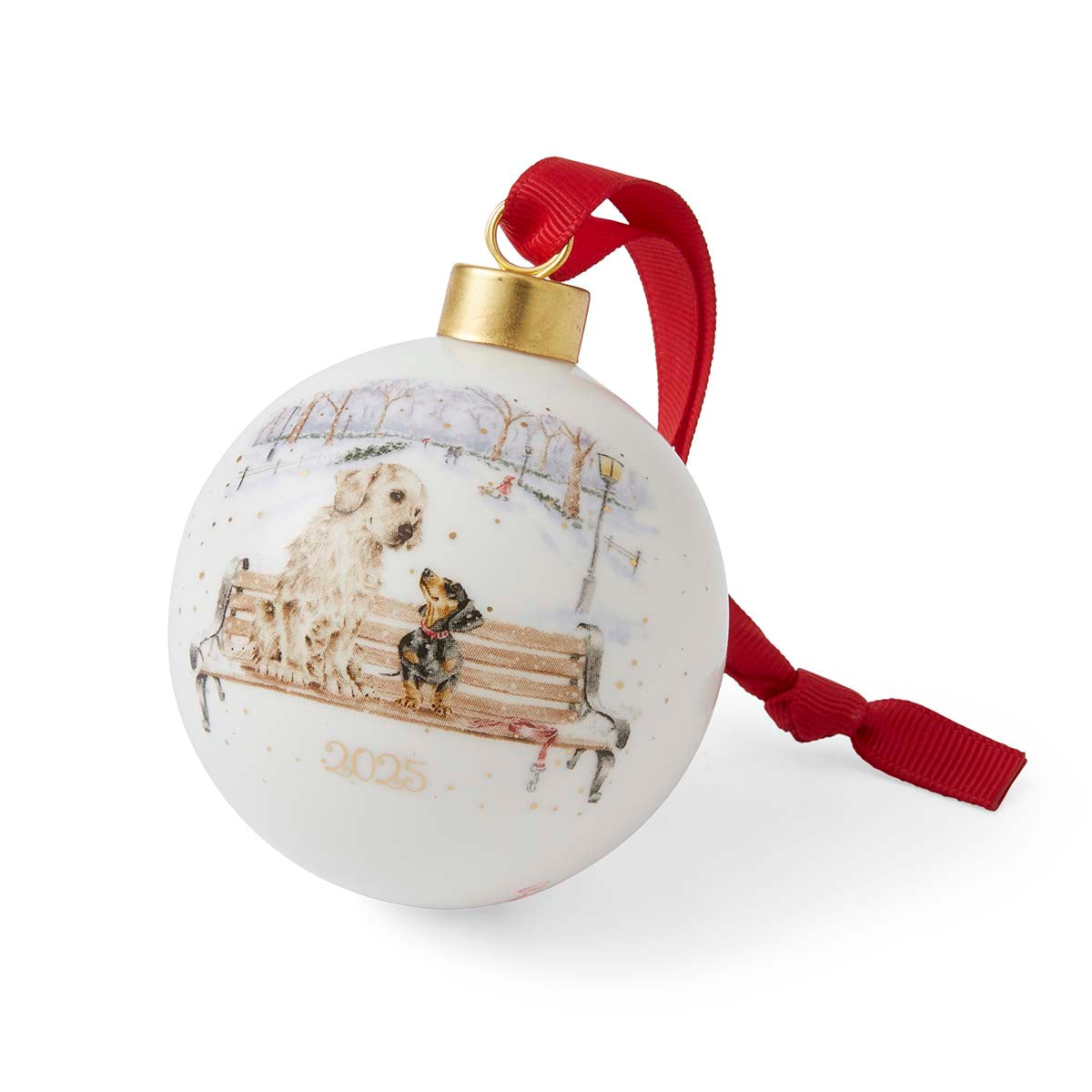 NEW Wrendale Designs - Little Wren Bauble - Winter Walks 6.6cm Single