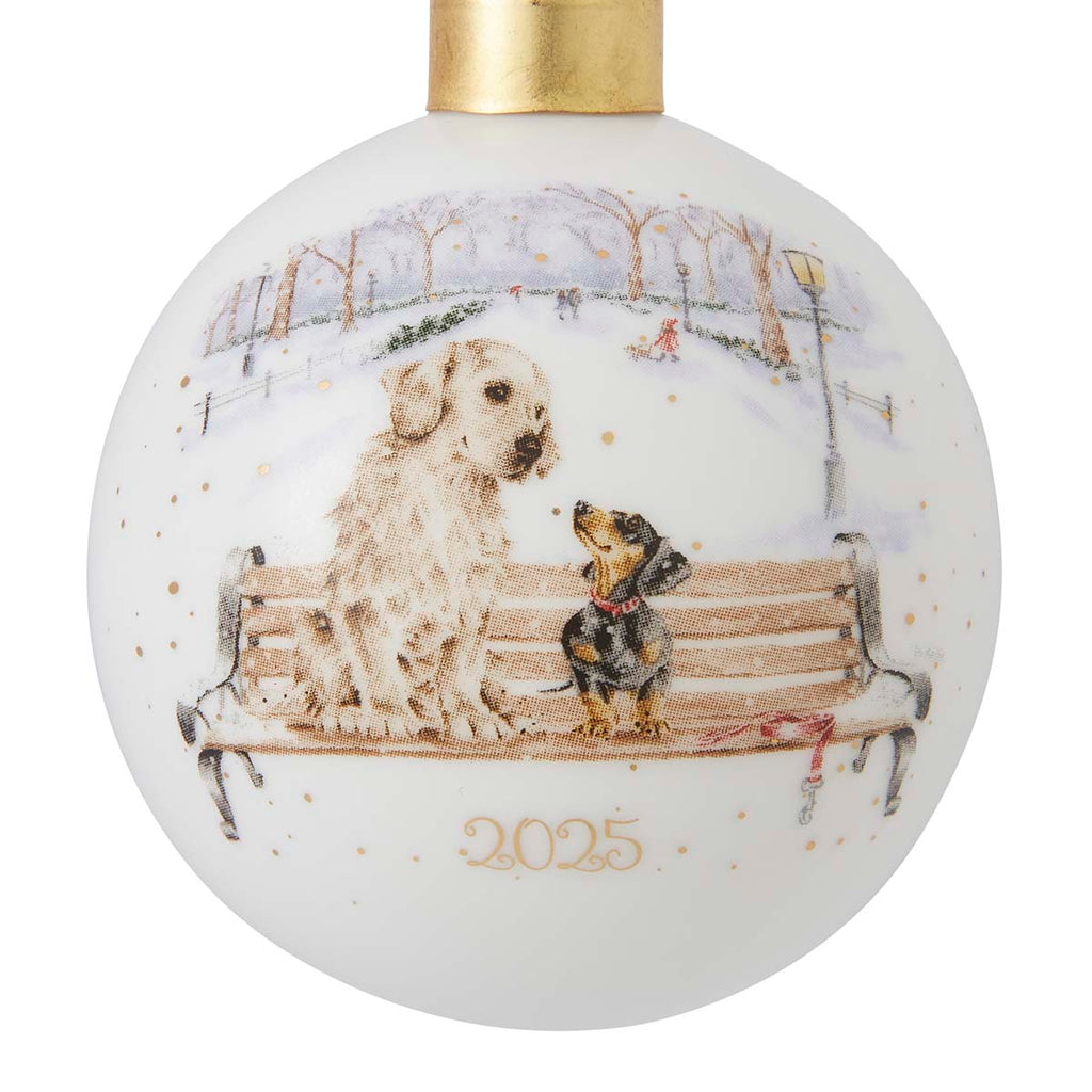 NEW Wrendale Designs - Little Wren Bauble - Winter Walks 6.6cm Single