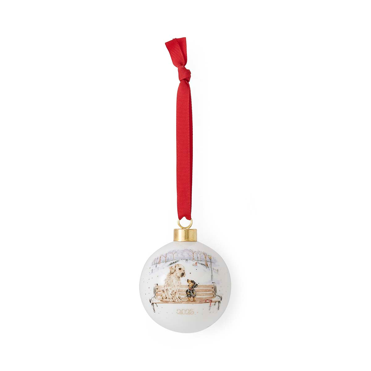 NEW Wrendale Designs - Little Wren Bauble - Winter Walks 6.6cm Single