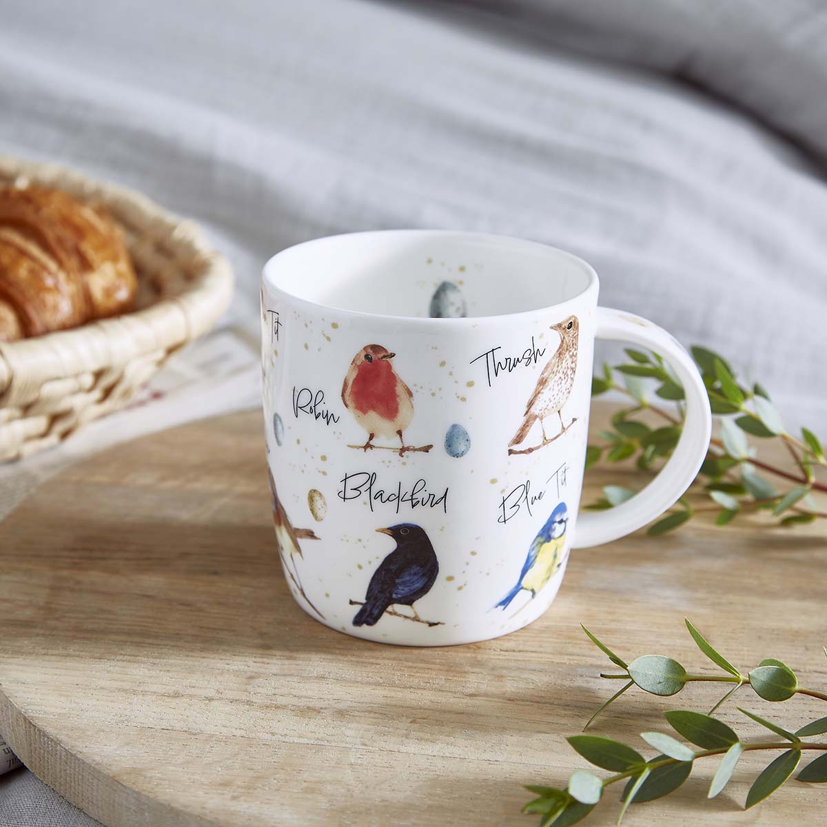 Mug Meirion Hello Birdy Mug 0.32L Set of 6