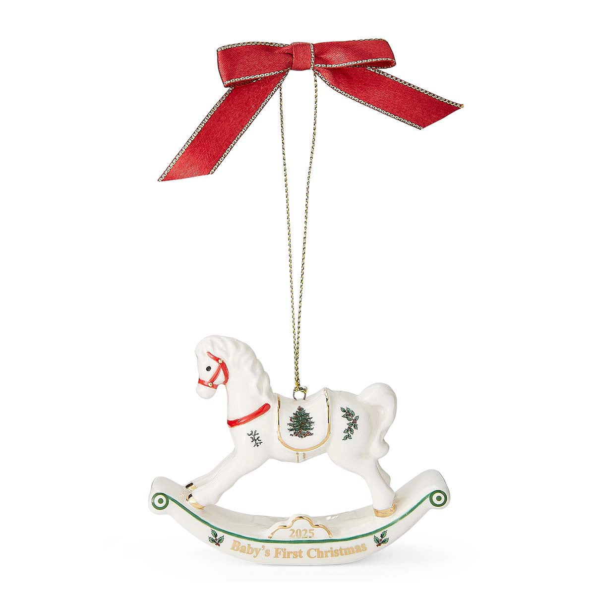 NEW Christmas Tree Babys First Horse Ornament 7.7cm x 2.6cm x 10.4cm Single