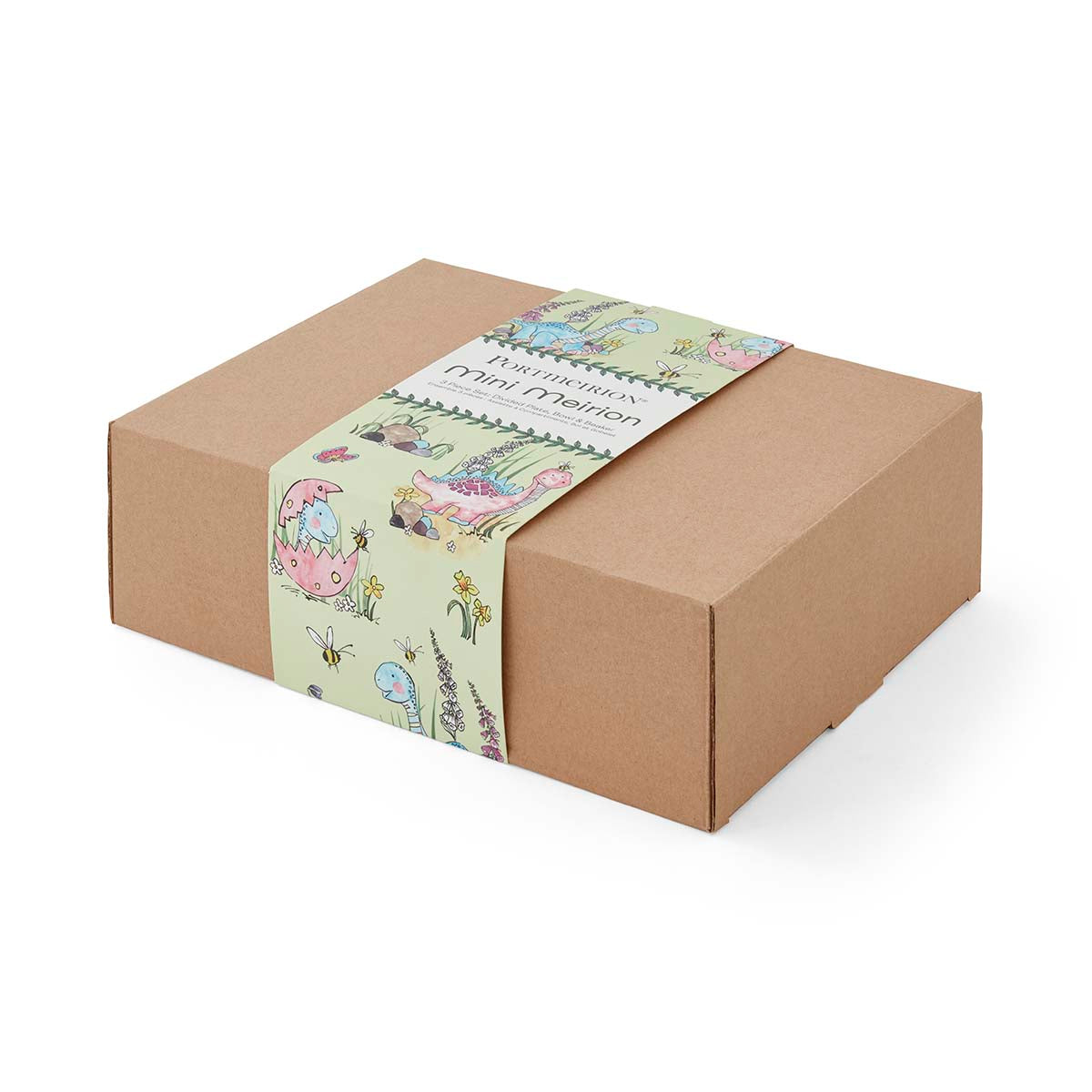 NEW Mini Meirion 3pc Set - Dinosaur (Divided Plate, Bowl, Cup) Plate 26.8cm x 21cm,
Bowl 4.5cm x 13.5cm x 11.5cm
Beaker 8cm x 8cm x 8cm Set