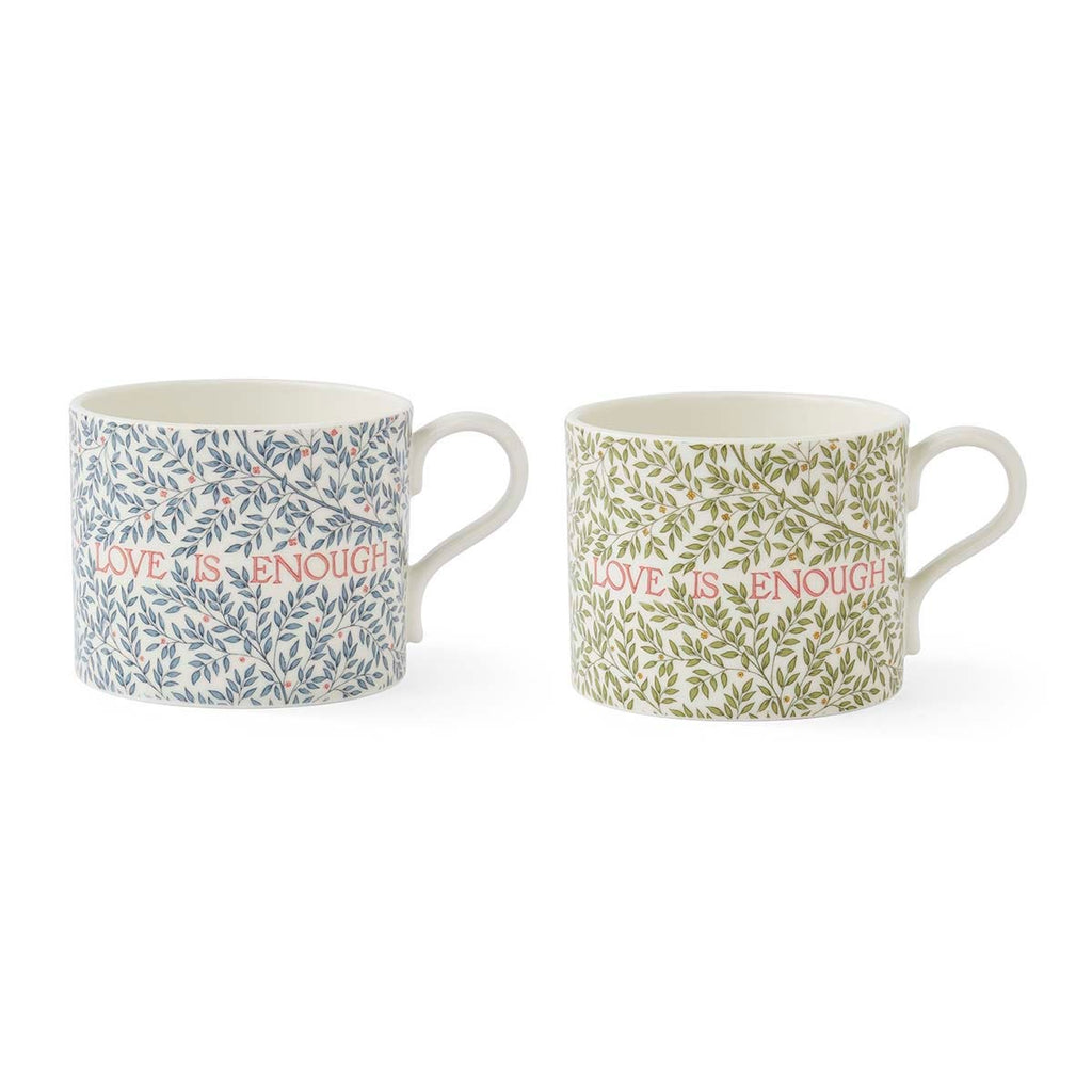 Morris & Co. Love Is Enough Mug Set
