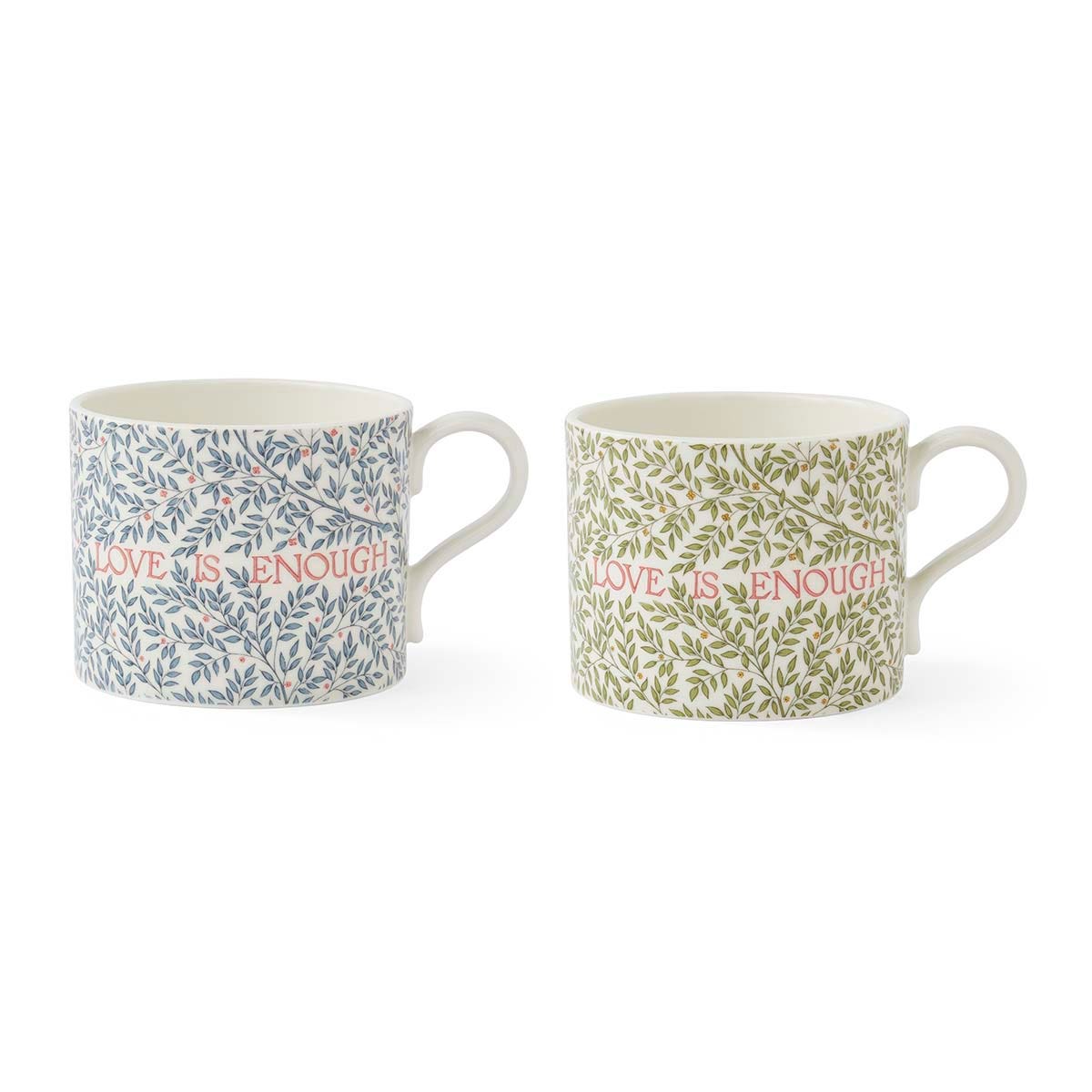 Morris & Co. Love Is Enough Mug Set