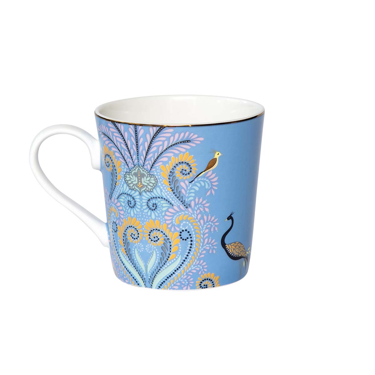 Sara Miller London Peacock Feligree Mug 0.34L Single