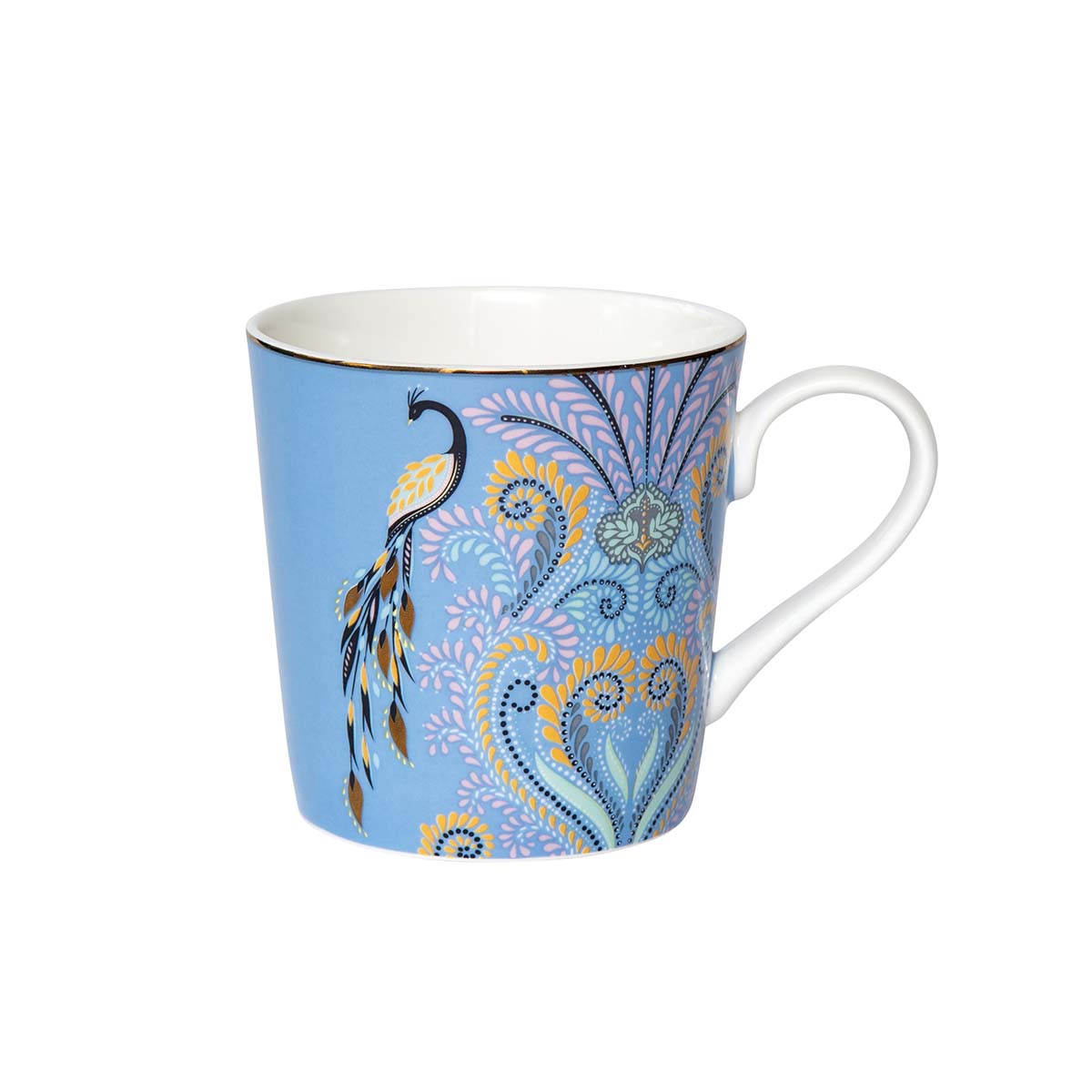 Sara Miller London Peacock Feligree Mug 0.34L Single
