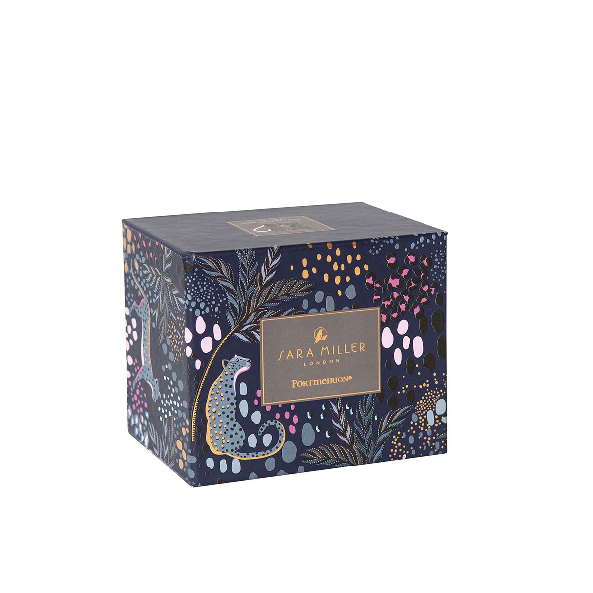Sara Miller London Midnight Leopard Mug 0.34L Single