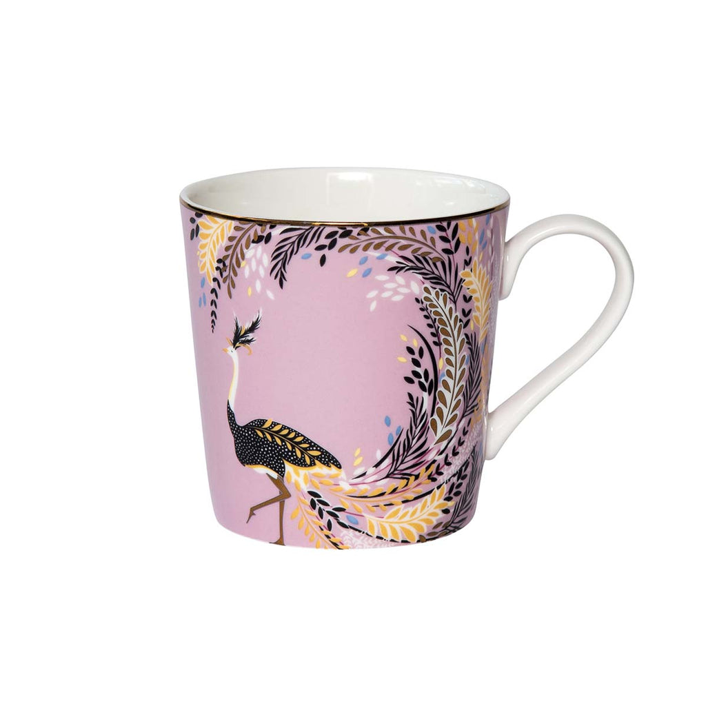 Sara Miller London Ostrich Tail Feathers Mug 0.34L Single