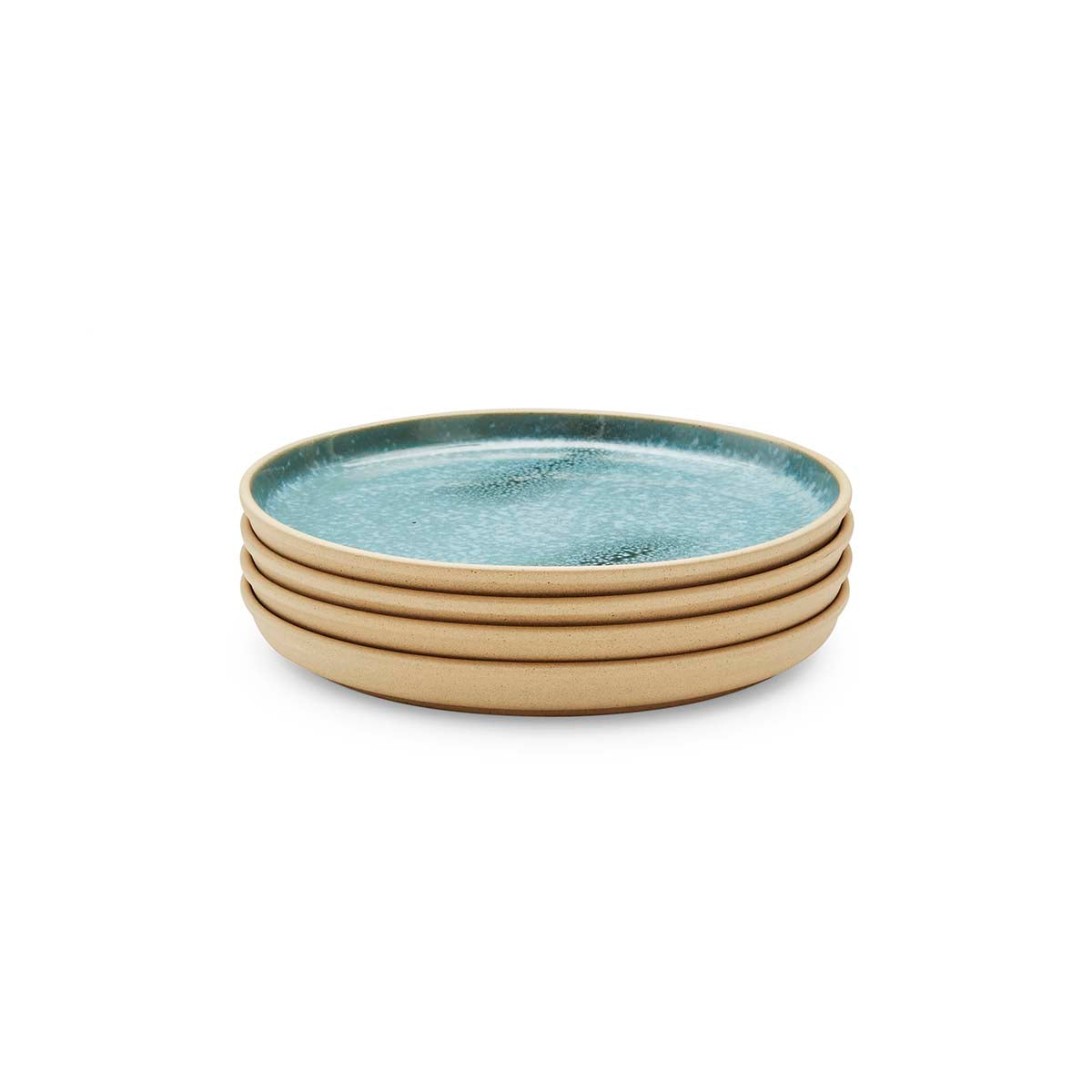 NEW MPortmeirion Mineralsinerals Side Plate - Jade 21.7cm Set of 4