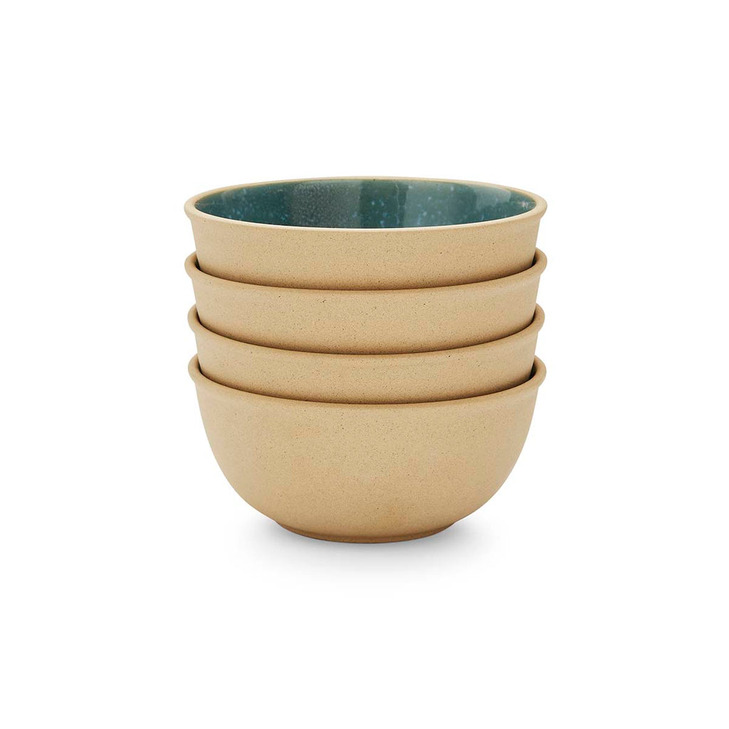 NEW MPortmeirion Mineralsinerals Medium Bowl - Jade 15.2cm Set of 4