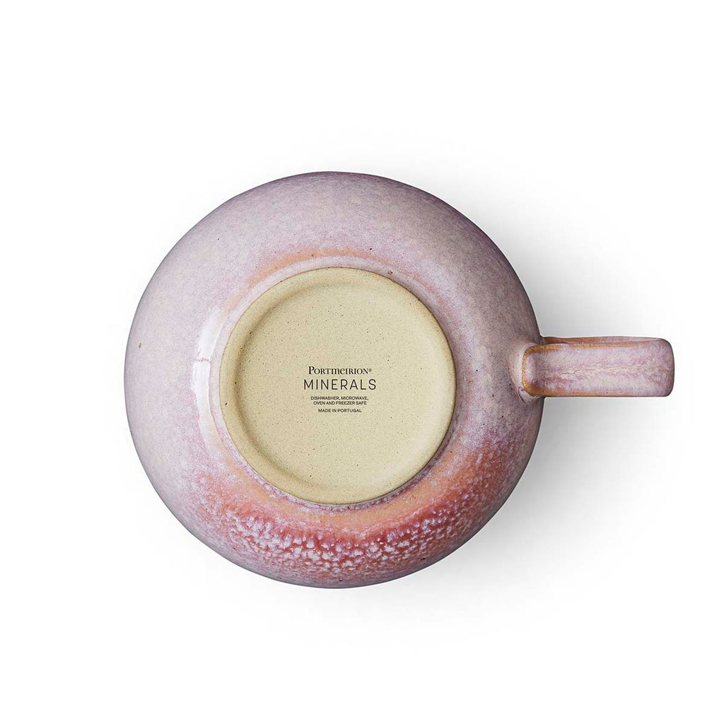 NEW MPortmeirion Mineralsinerals Jumbo Mug - Rose Quartz 0.6L Set of 4