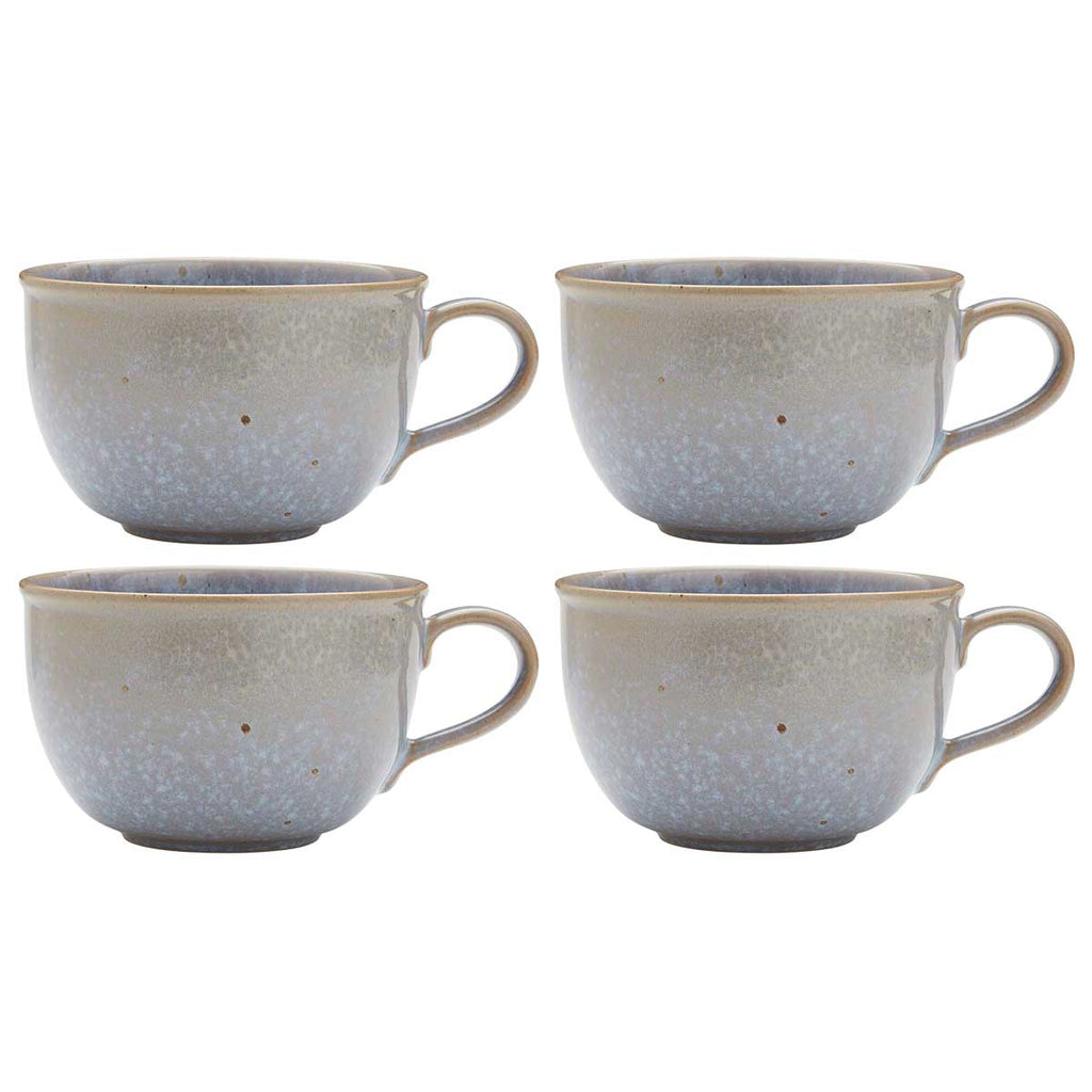 NEW MPortmeirion Mineralsinerals Jumbo Mug - Aquamarine 0.6L Set of 4